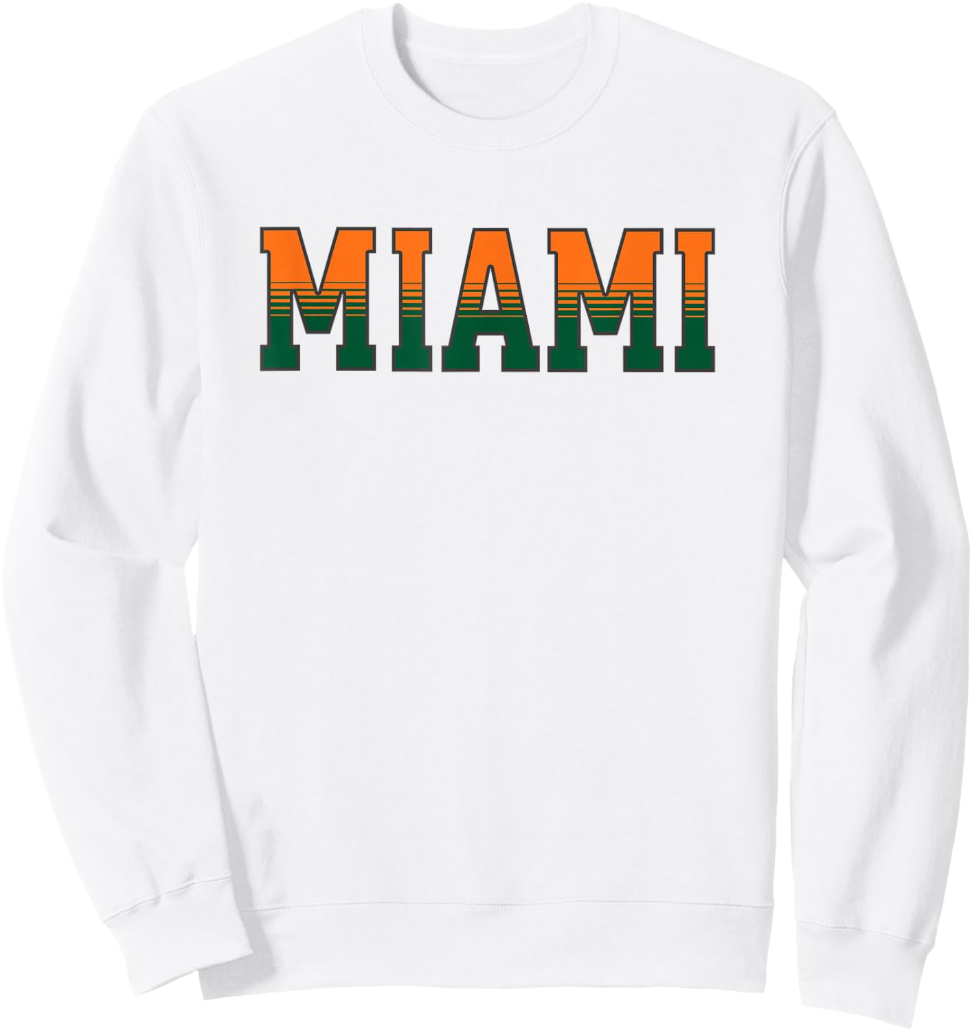 Retro Miami Vintage Design Classic Miami Sweatshirt - Sweatshirt | White