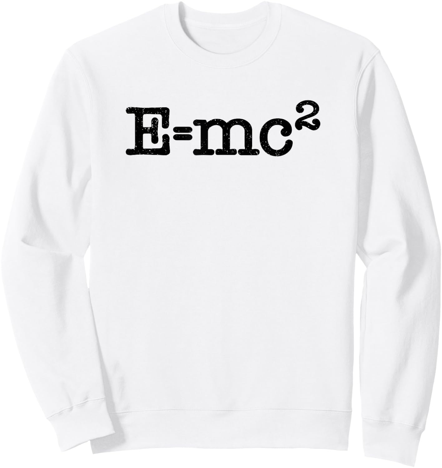 E=mc² E=MC2 Sweatshirt - Sweatshirt | White