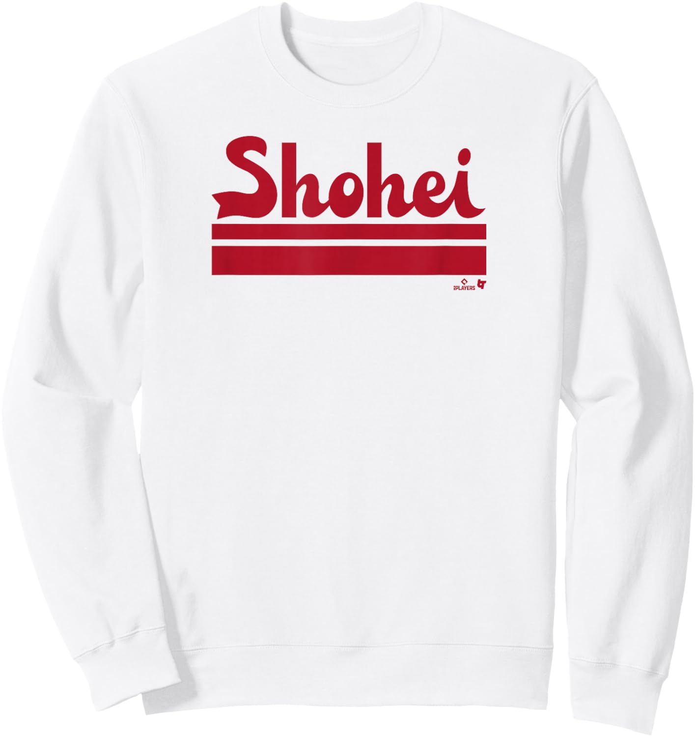 Shohei Ohtani: LA Text - Los Angeles Baseball Sweatshirt - Sweatshirt | White