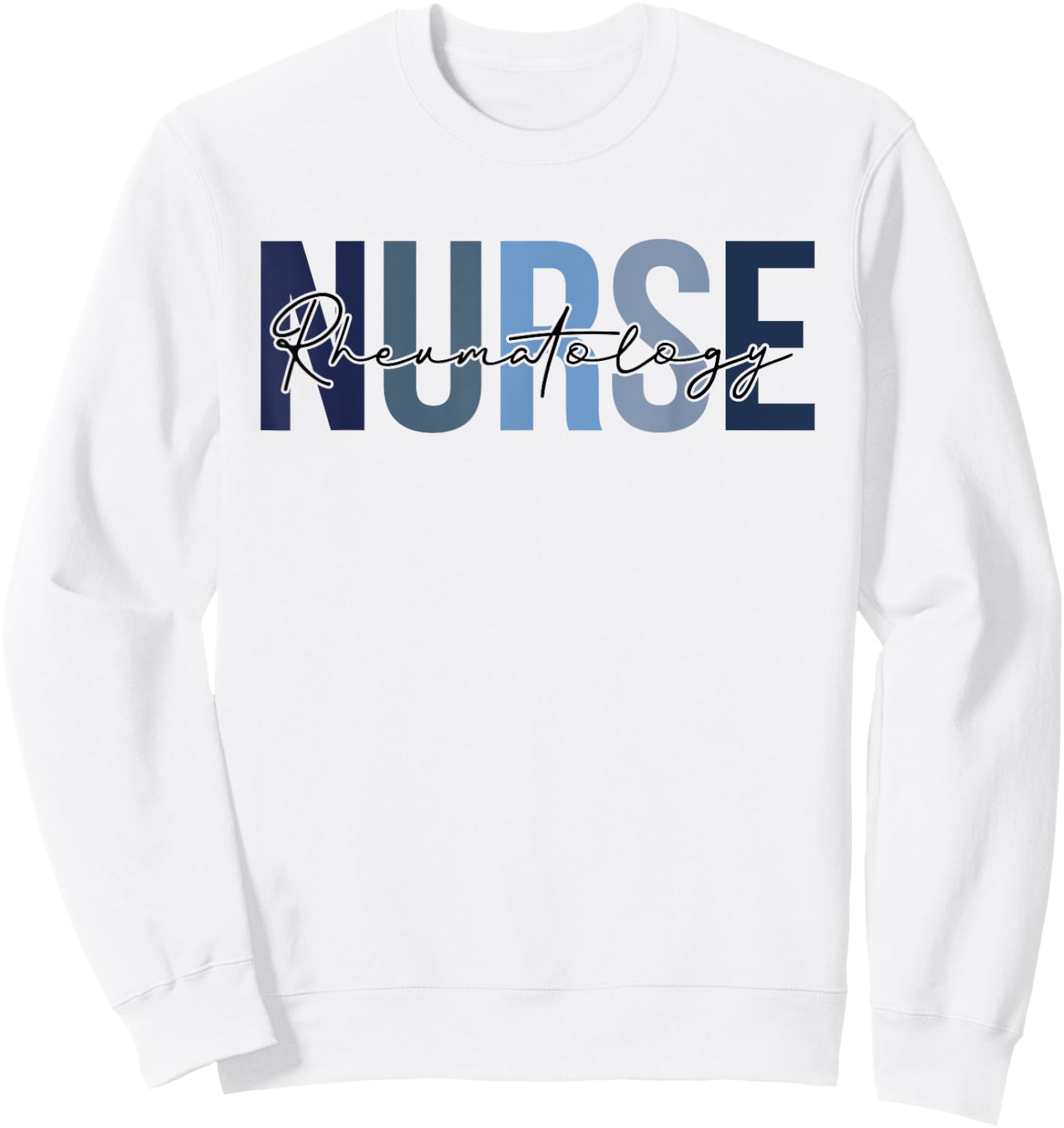 Retro Rheumatology Nurse Gifts Nursing Apparel Sweatshirt - Sweatshirt | White