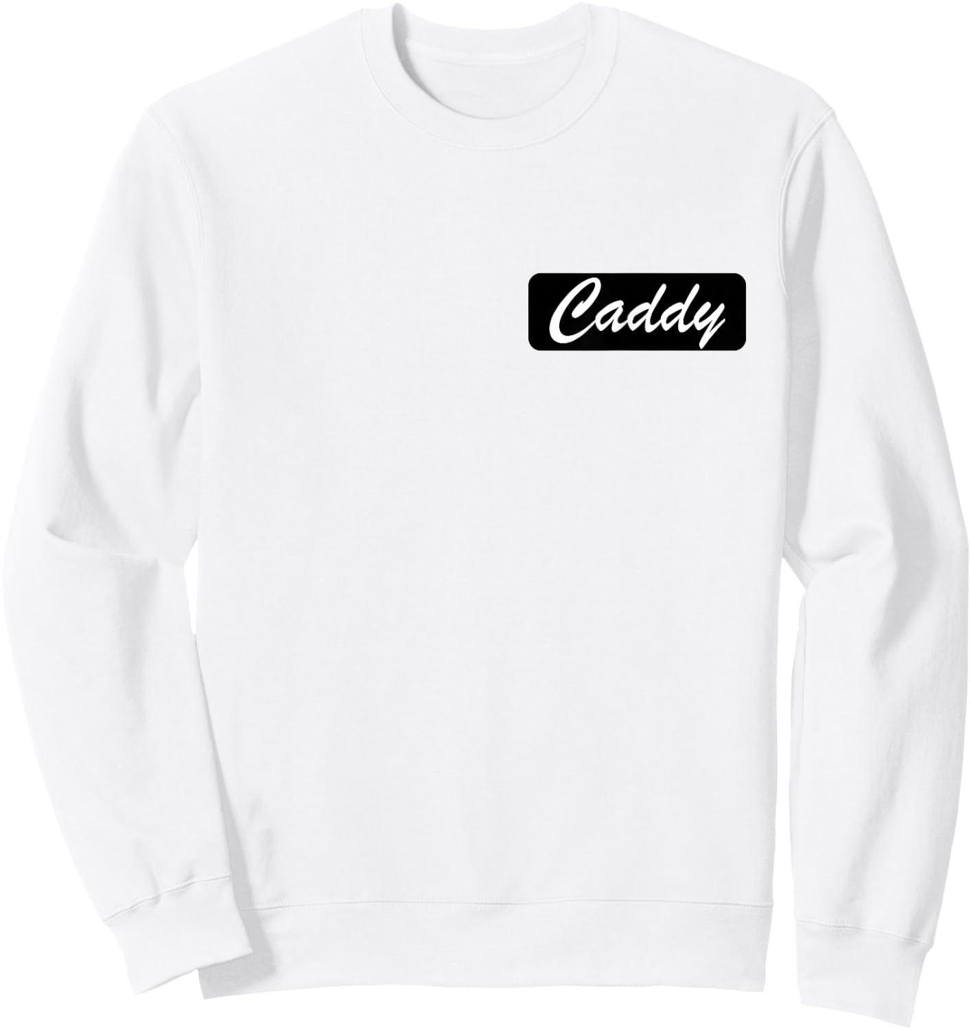 Caddy Costume Golf Lover Halloween Costume Funny Caddy Sweatshirt - Sweatshirt | White