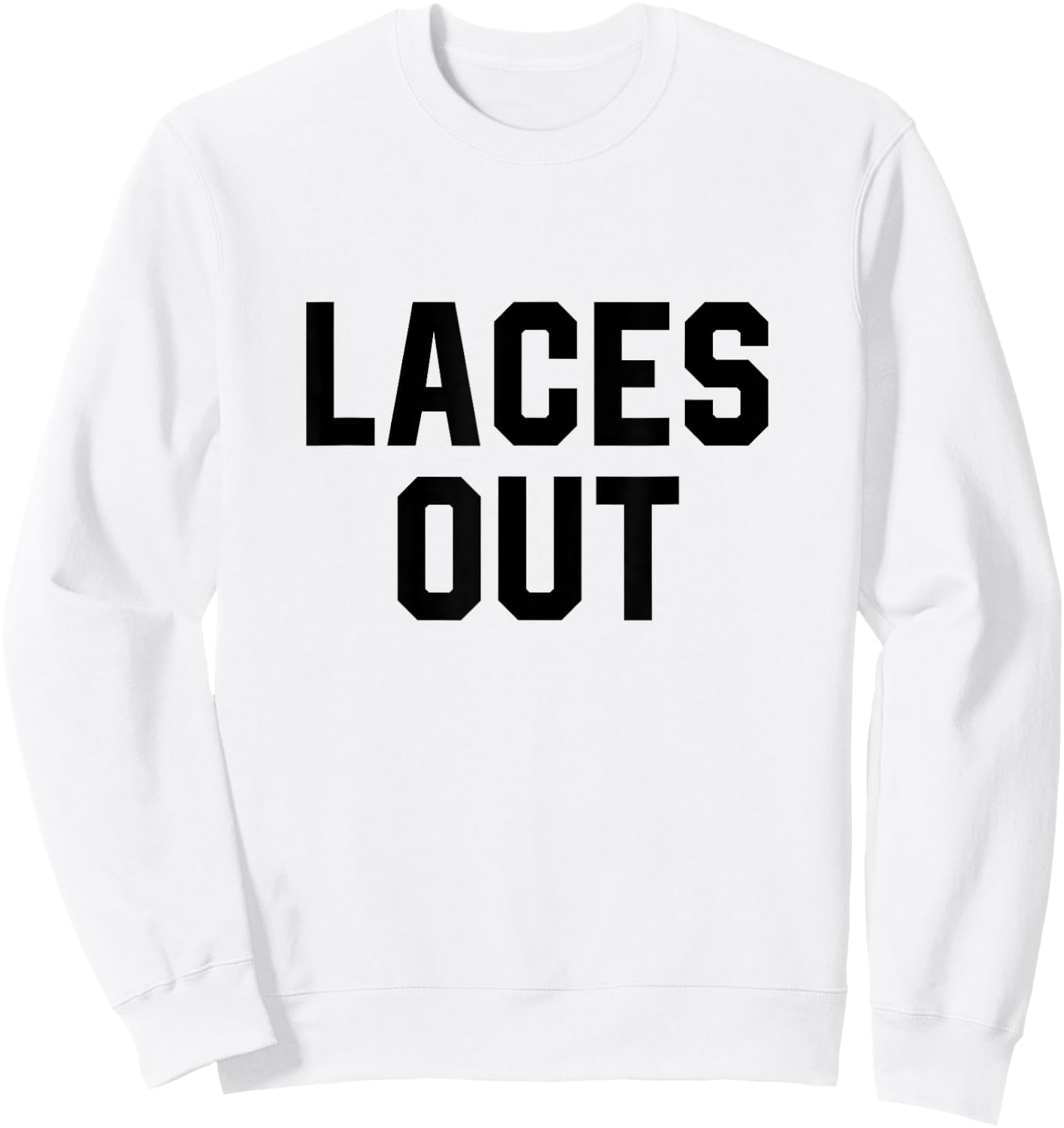 Laces Out Funny Football Camp Laces Out Sweatshirt - Sweatshirt | White