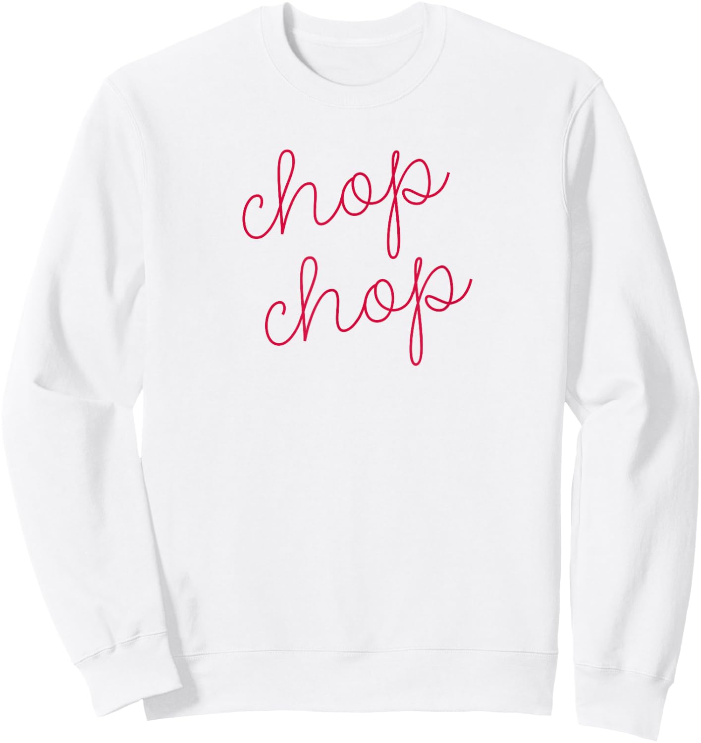 Chop Cursive Chop Atlanta Sweatshirt - Sweatshirt | White