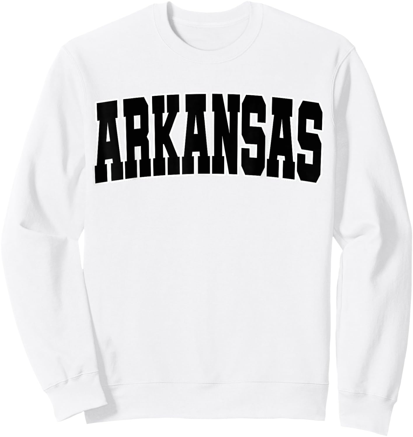 Arkansas Vintage Style Sweatshirt - Sweatshirt | White