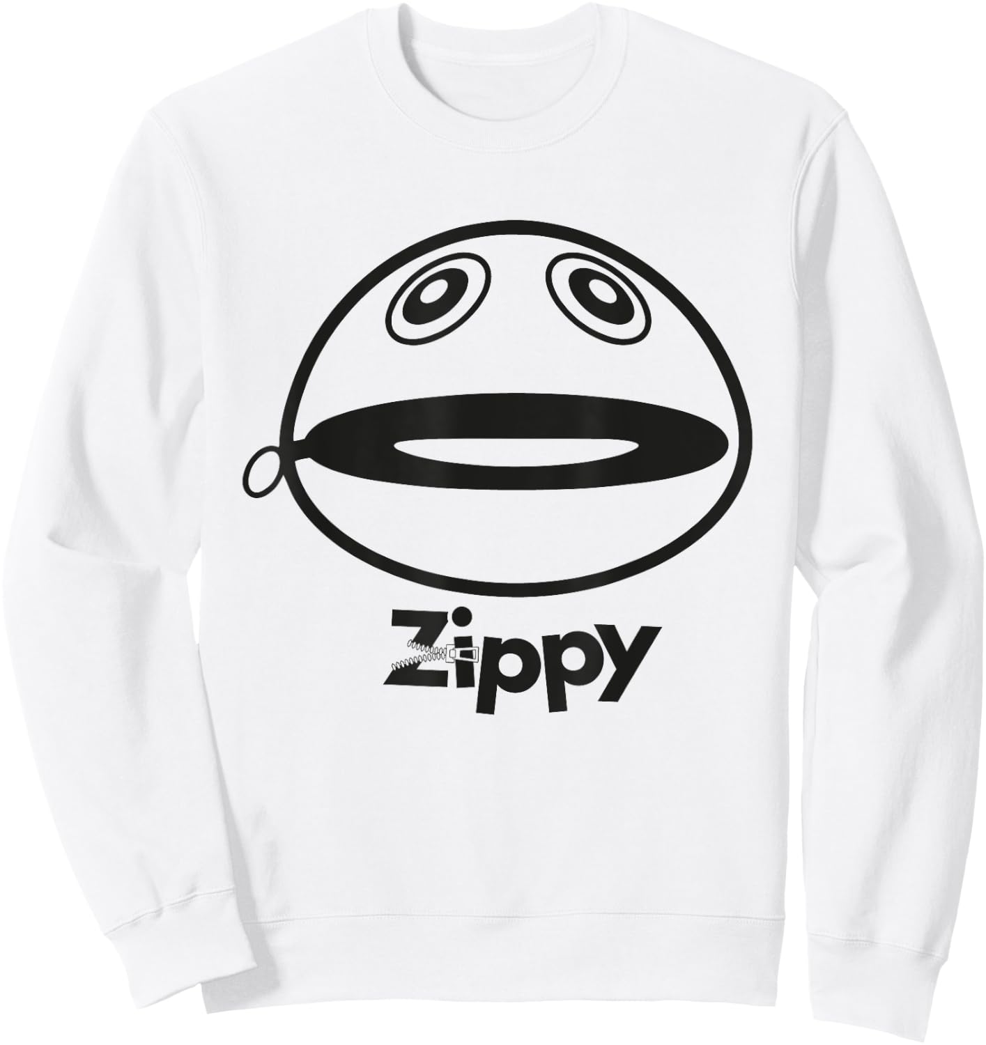 Rainbow Zippy Unzipped Sweatshirt - Sweatshirt | White