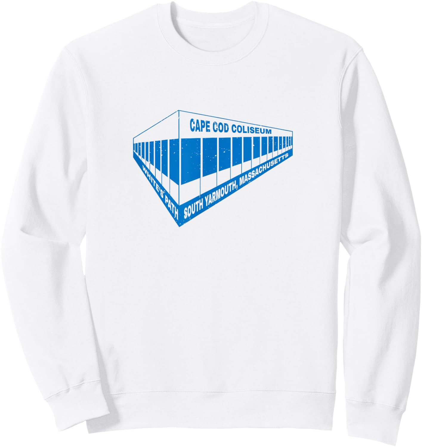 Cape Cod Coliseum Retro Music Concert Hall Vintage Graphic Sweatshirt - Sweatshirt | White