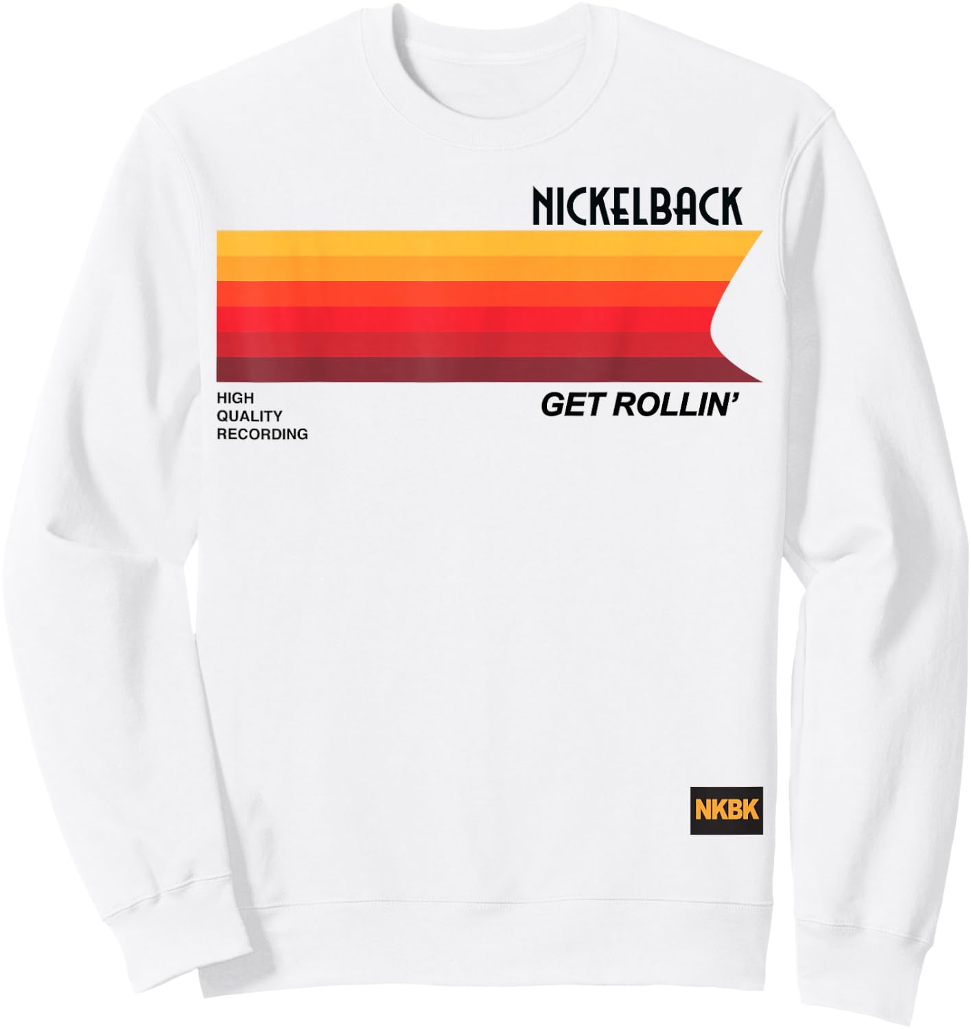 Nickelback VHS Vintage Sweatshirt - Sweatshirt | White