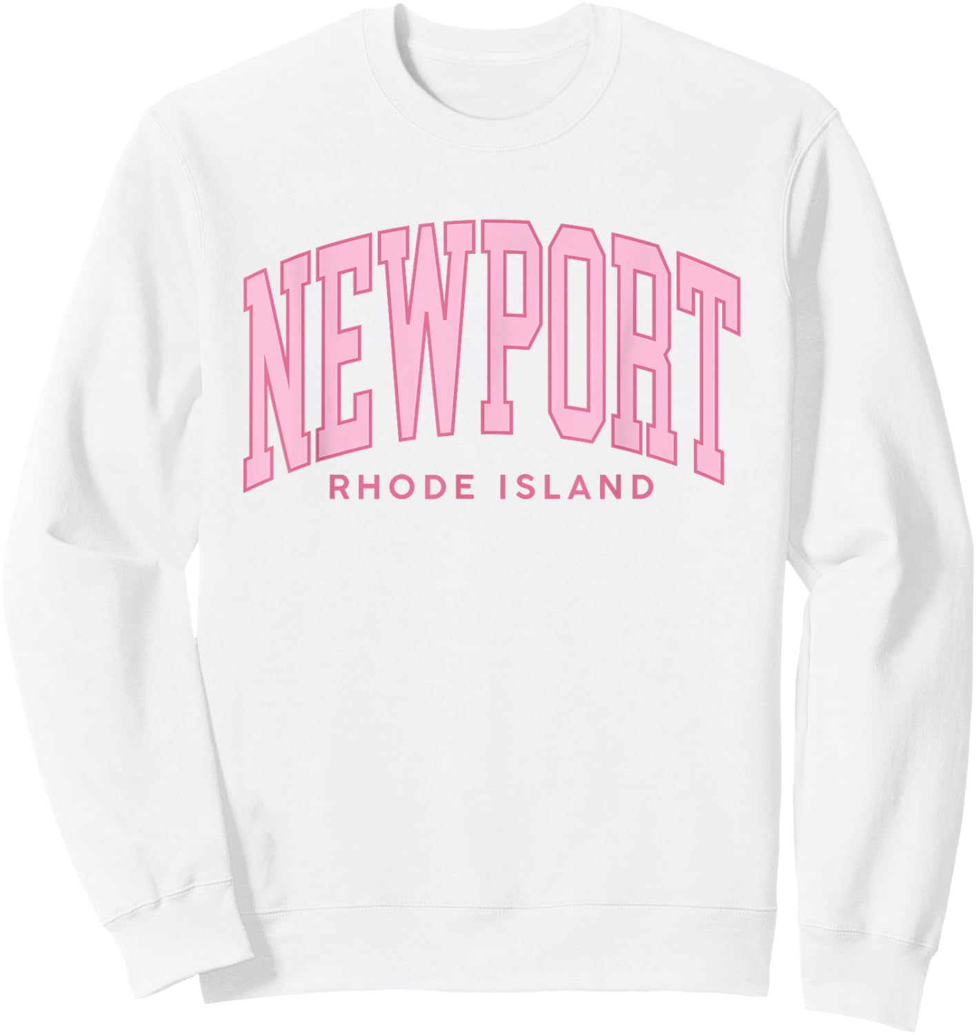 Vintage Newport Rhode Island Retro preppy girls Sweatshirt - Sweatshirt | White
