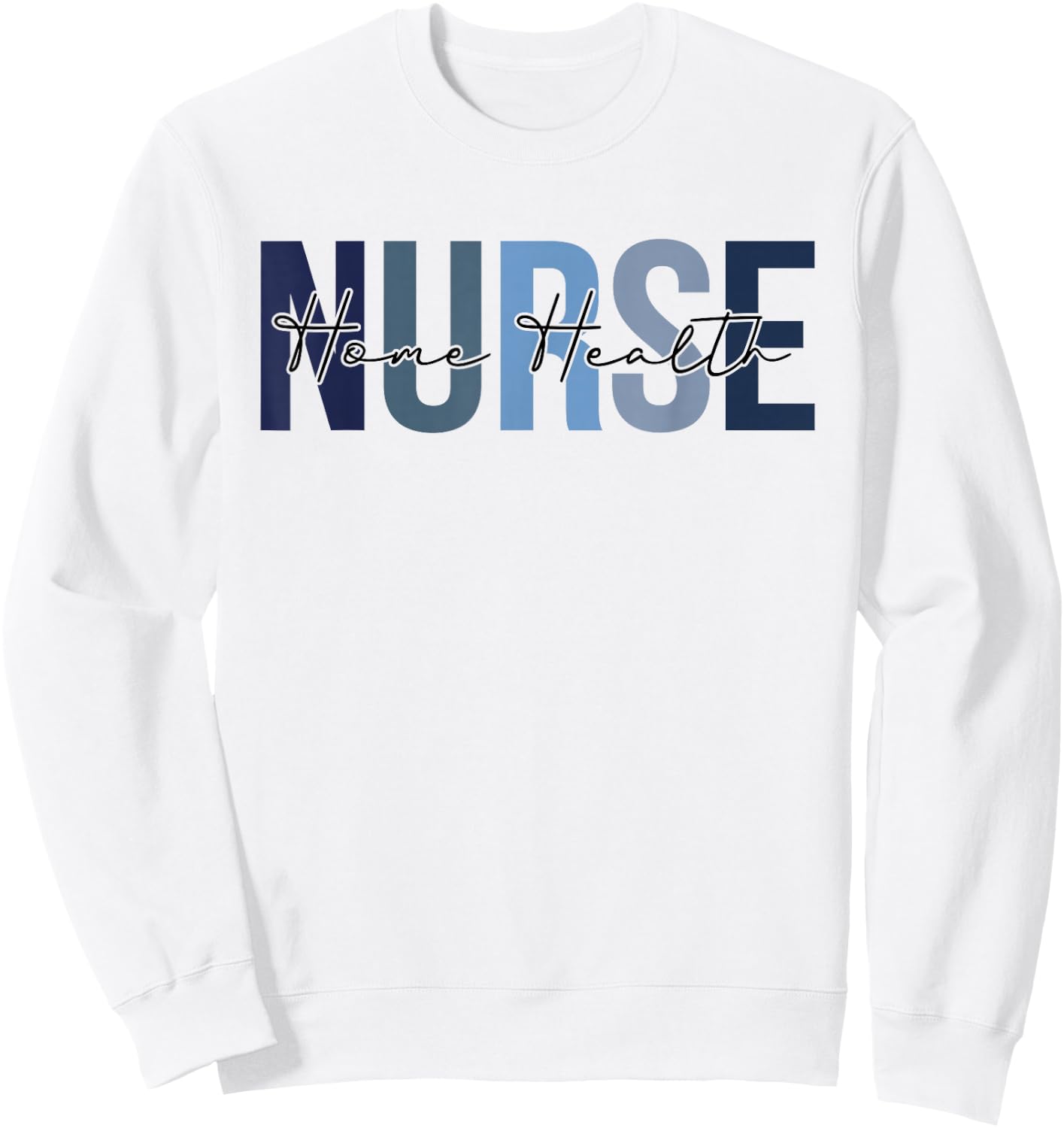 Retro Home Health Nurse Gifts Nursing Apparel Sweatshirt - Sweatshirt | White