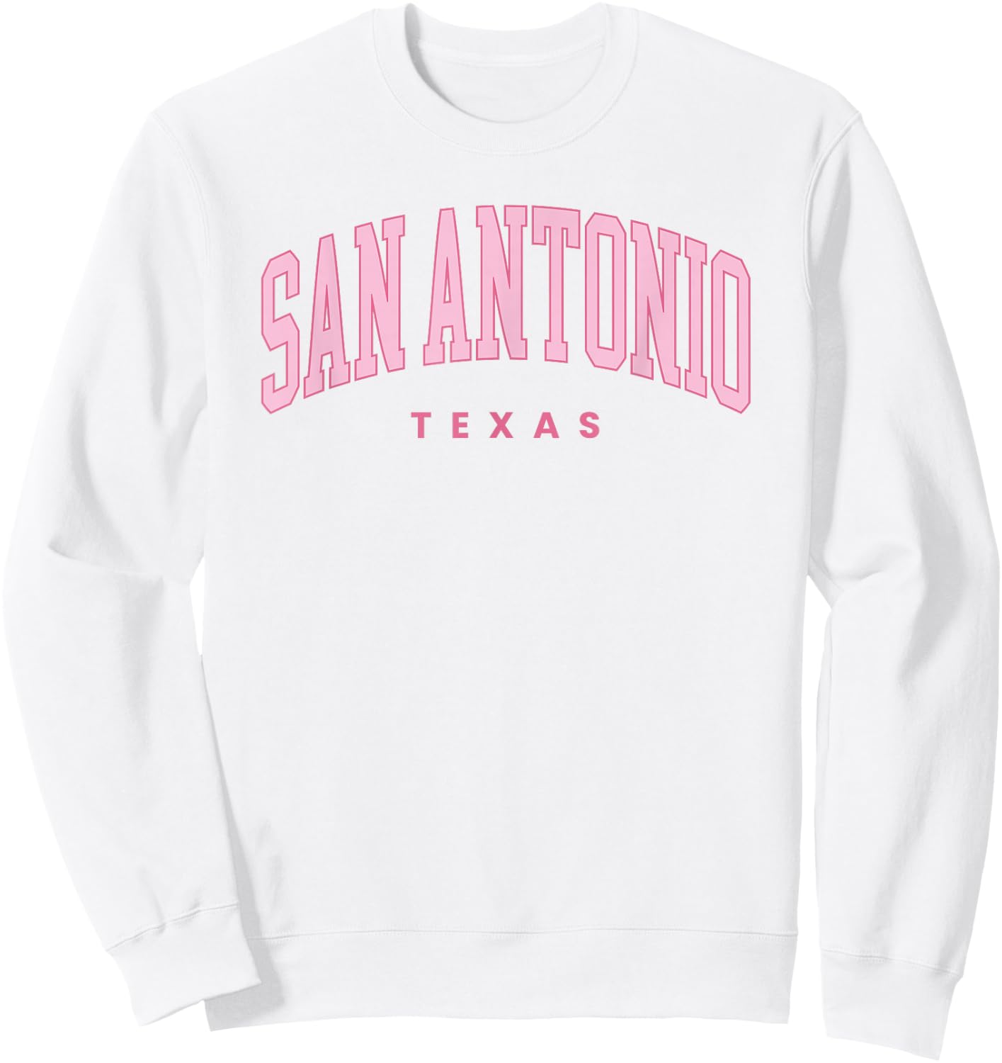 Vintage San Antonio Texas Retro Preppy Throwback Girls Women Sweatshirt - Sweatshirt | White