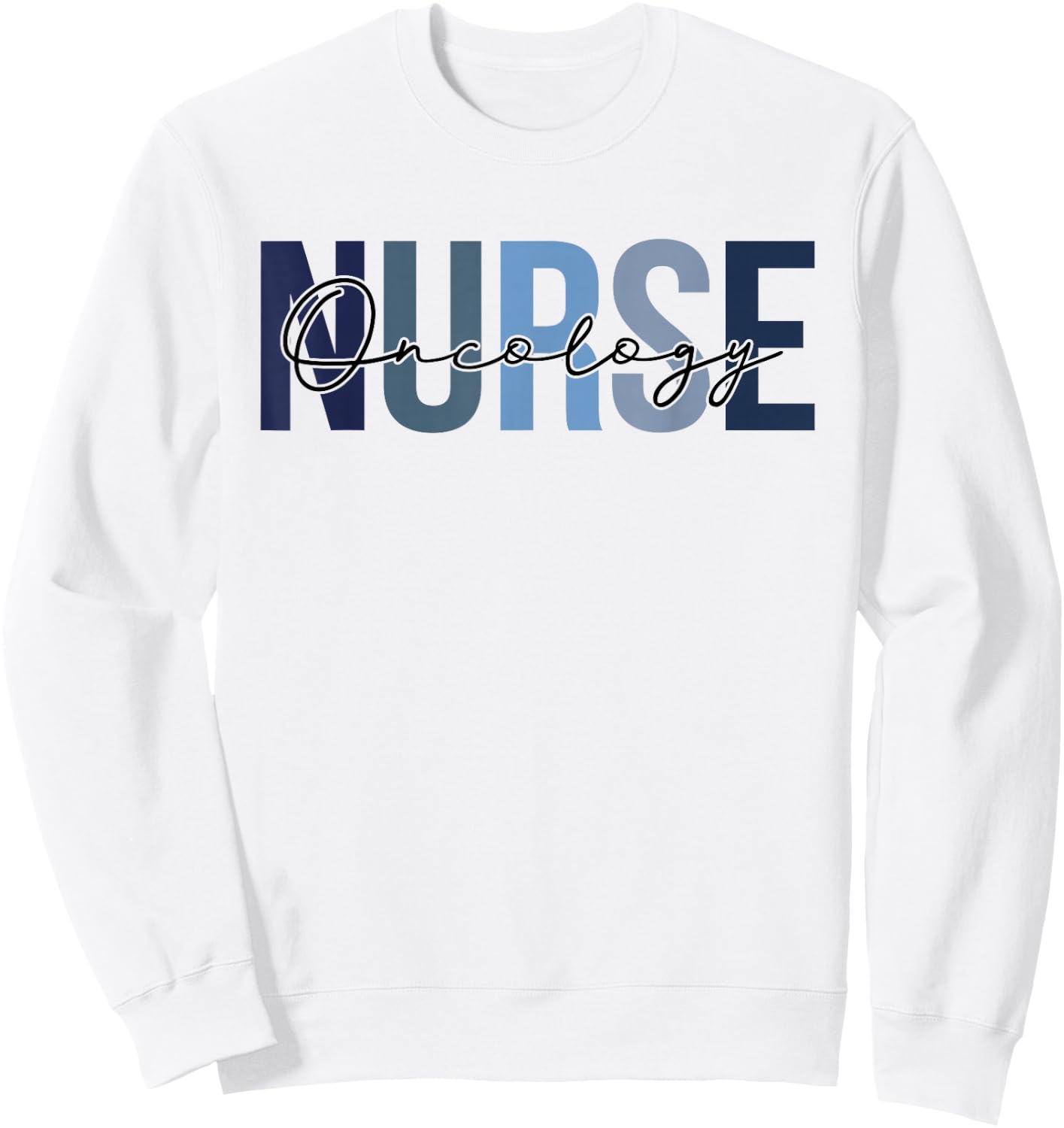 Retro Oncology Nurse Gifts Nursing Apparel Sweatshirt - Sweatshirt | White