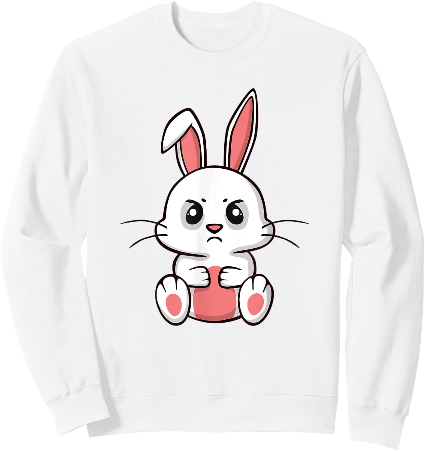 Angry Bunny Sweatshirt - Sweatshirt | White