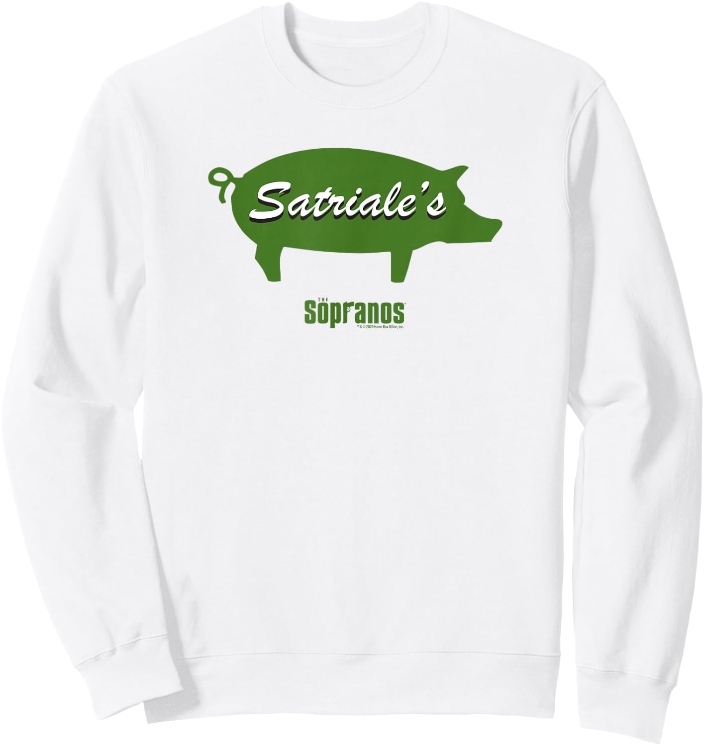 The Sopranos Satriale’s Adult Sweatshirt - Sweatshirt | White