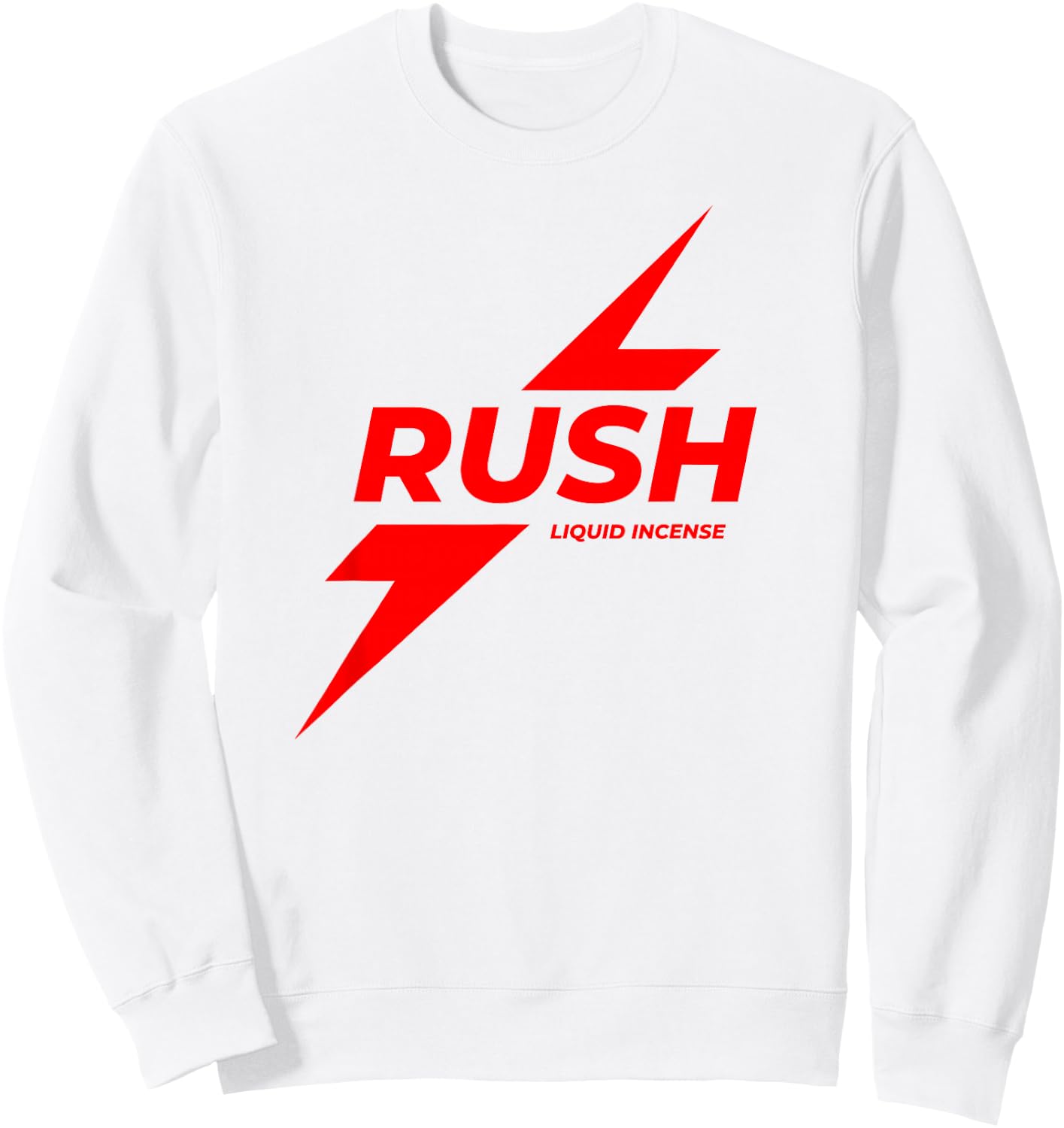 Rush Poppers Liquid Incense The Original Gay Bottom Sweatshirt - Sweatshirt | White