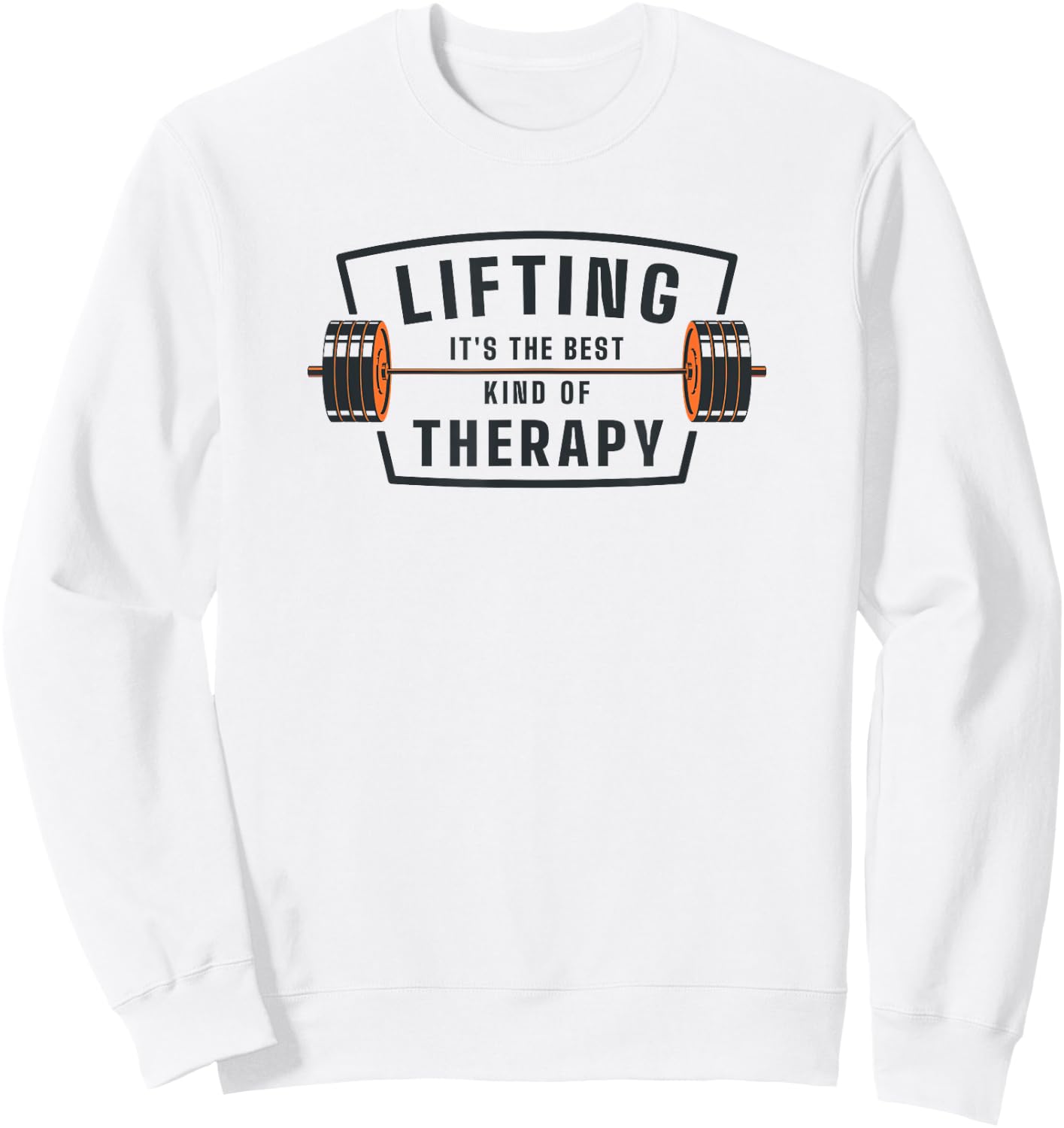 Weight Lifting Humor Meme Workout Gym Fitness Quote Sweatshirt - Sweatshirt | White