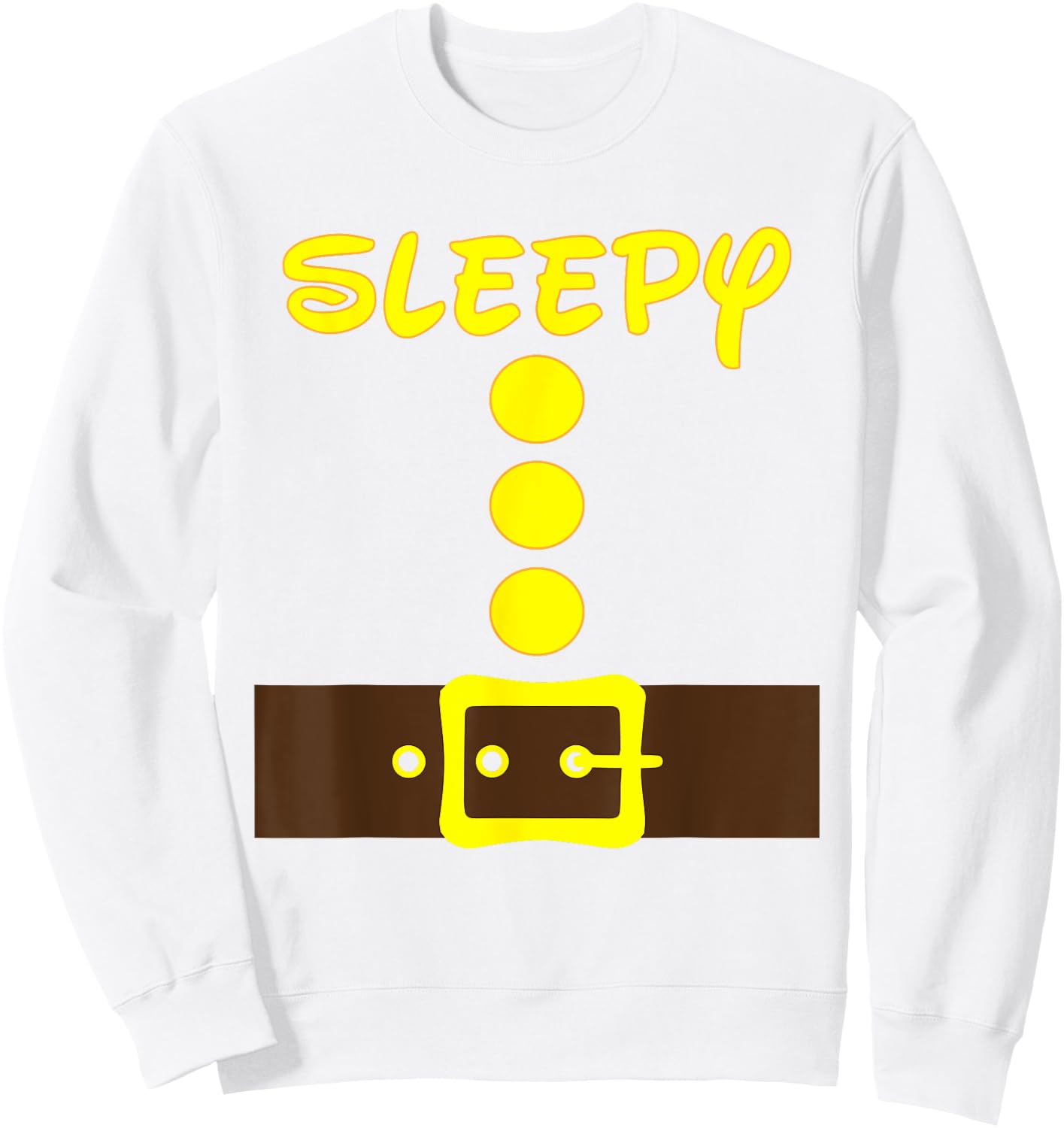 Dwarf Easy Halloween Costume Men Women Kids Group Matching Sweatshirt - Sweatshirt | White
