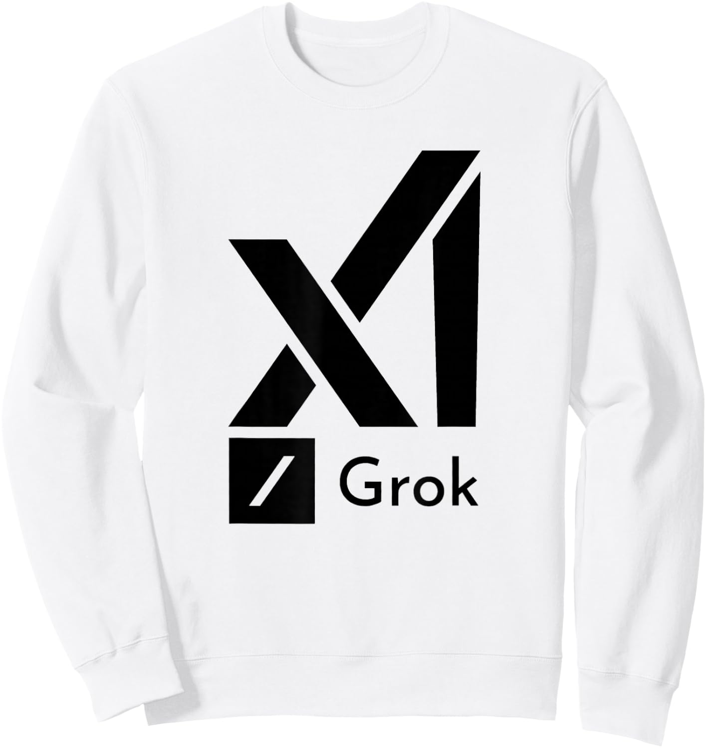 Grok AI - Artificial Intelligence Software for Humanity Sweatshirt - Sweatshirt | White