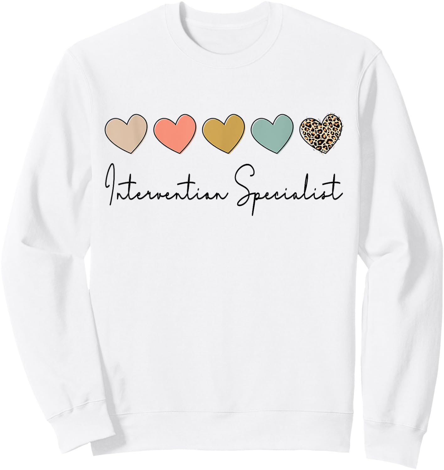 Intervention Specialist Teacher Squad Early Intervention Women Sweatshirt - Sweatshirt | White