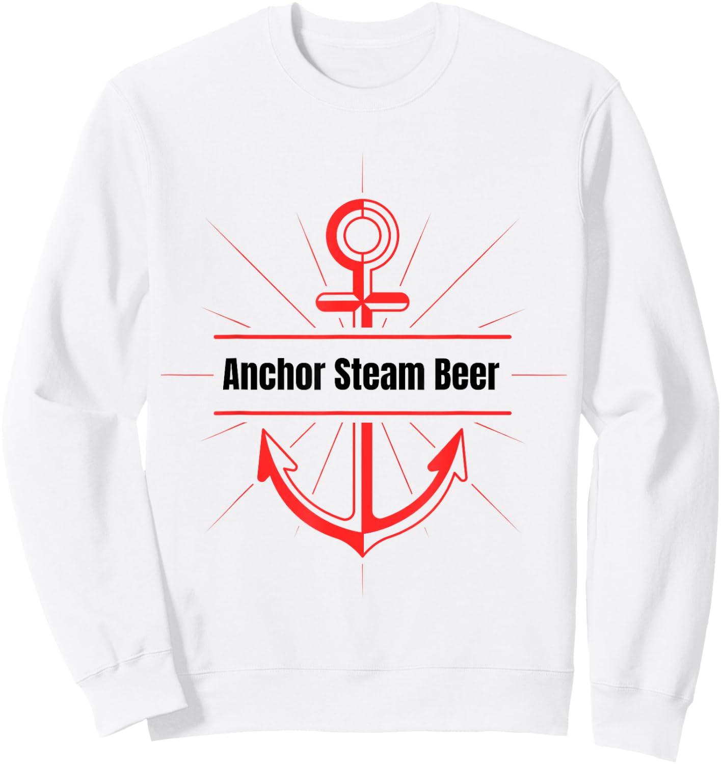 Anchor Steam Beer Sweatshirt - Sweatshirt | White