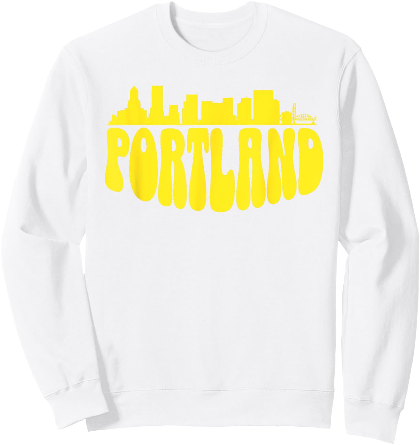 Portland soccer fan city Sweatshirt - Sweatshirt | White