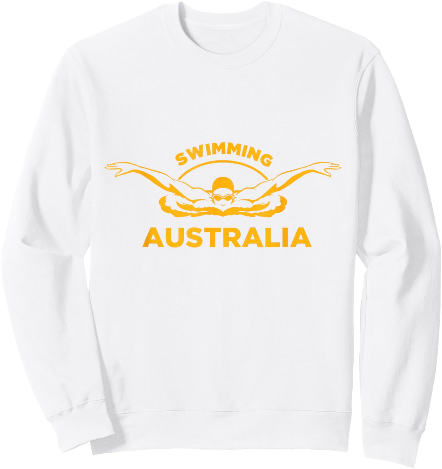 Swimming Australia Support the Team Shirt Pool Sweatshirt - Sweatshirt | White
