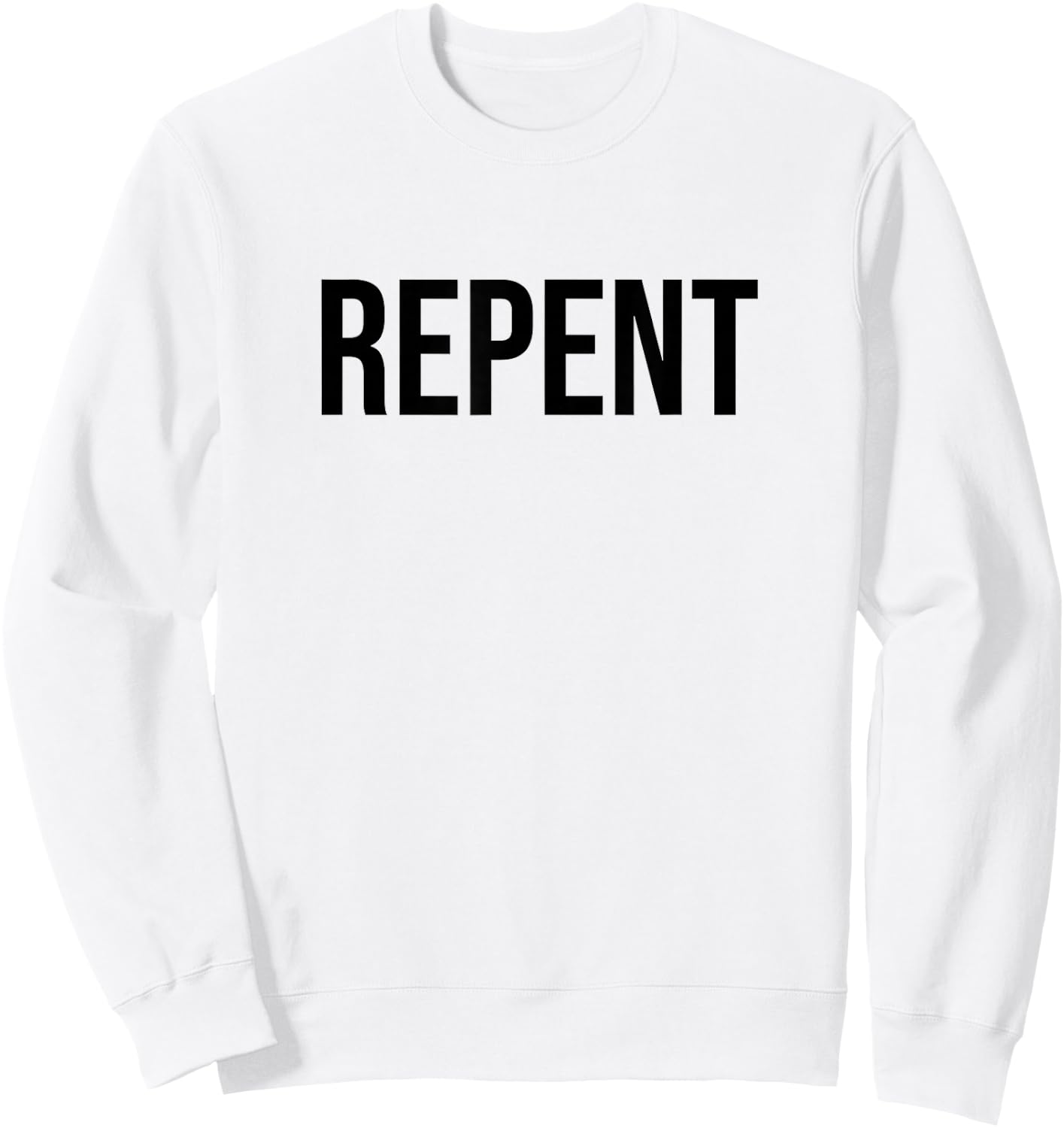 Repent Sweatshirt - Sweatshirt | White