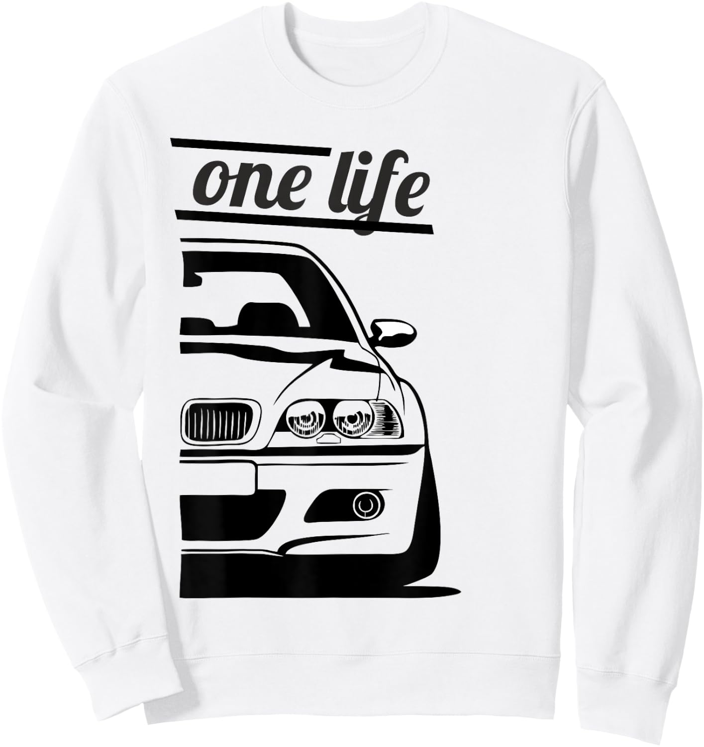 E46 3 Series - One Love One Life (Part 2/2) Sweatshirt - Sweatshirt | White