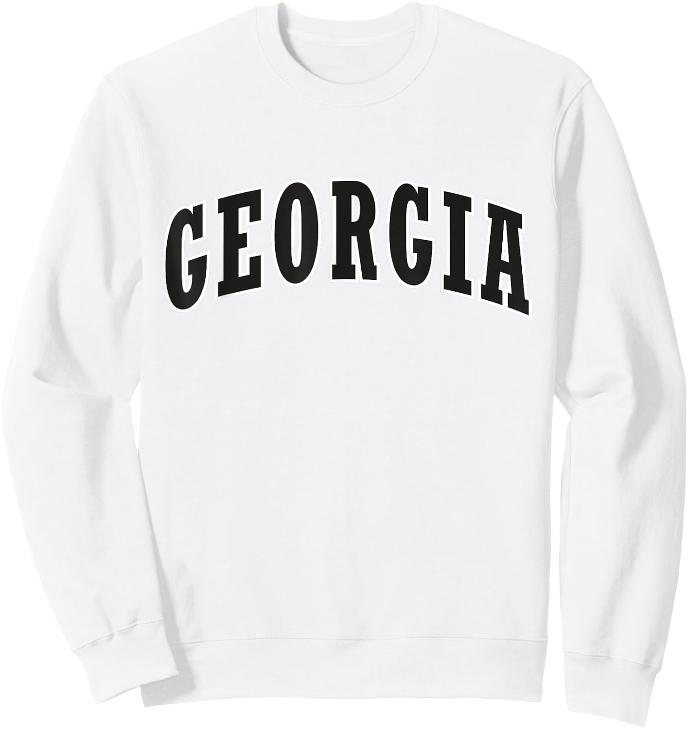Georgia State Athletic Sports Sweatshirt - Sweatshirt | White