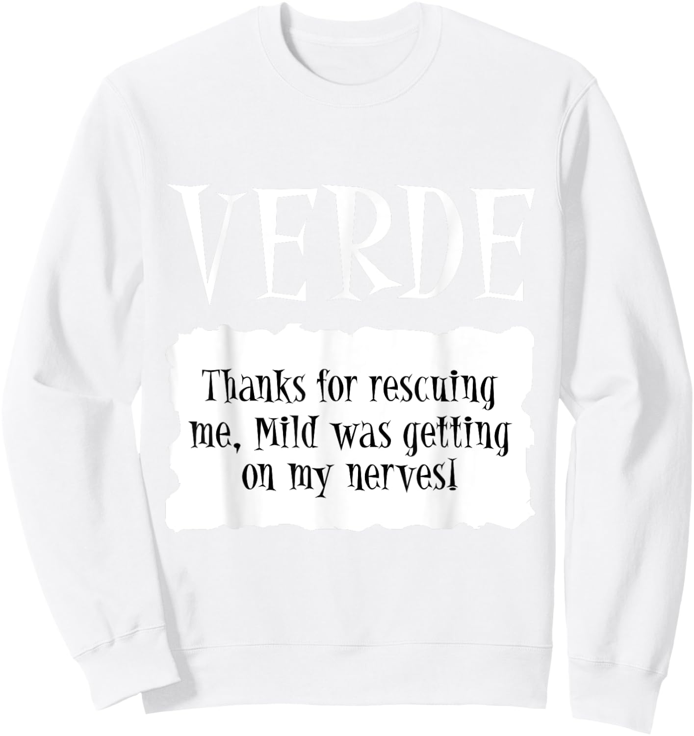 VERDE - Hot Packet Halloween Taco Costume Sweatshirt - Sweatshirt | White