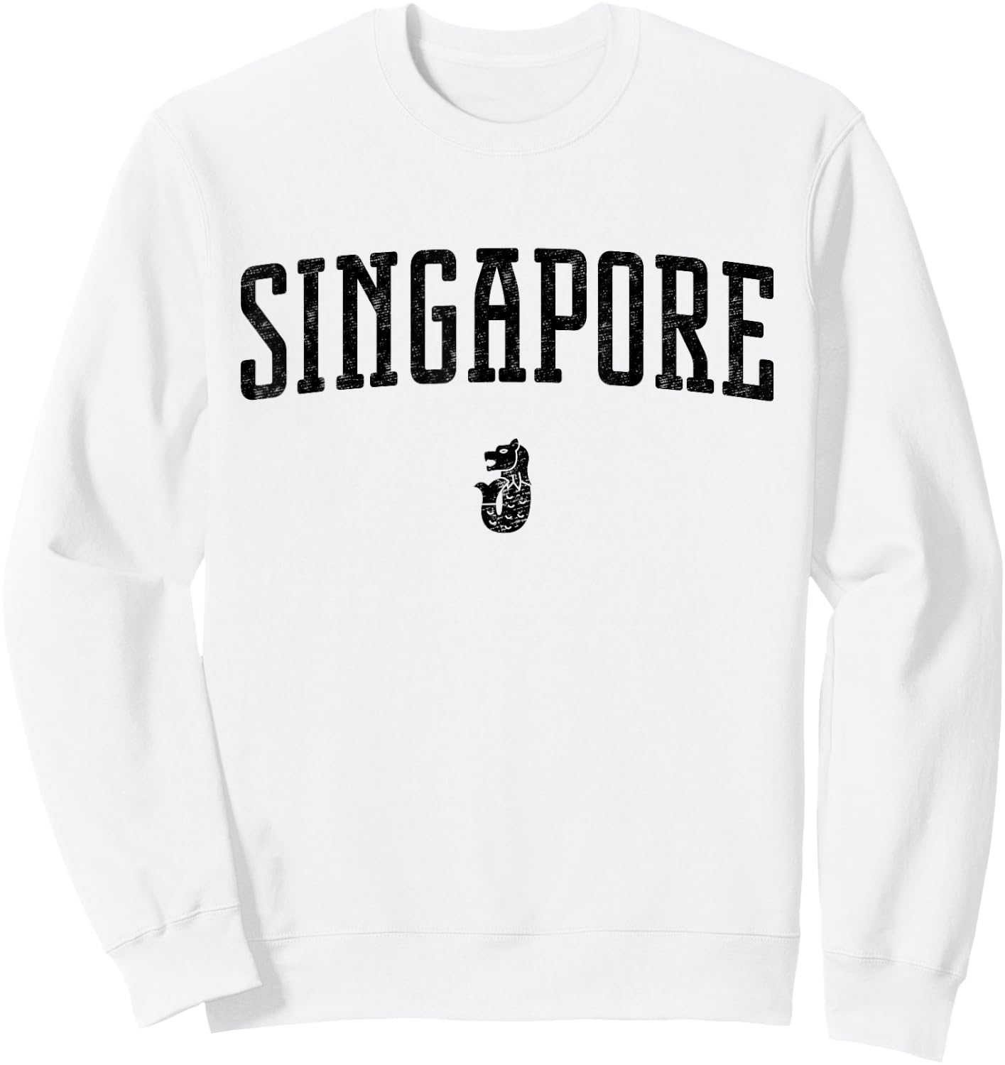 Singapore Vintage Sweatshirt - Sweatshirt | White