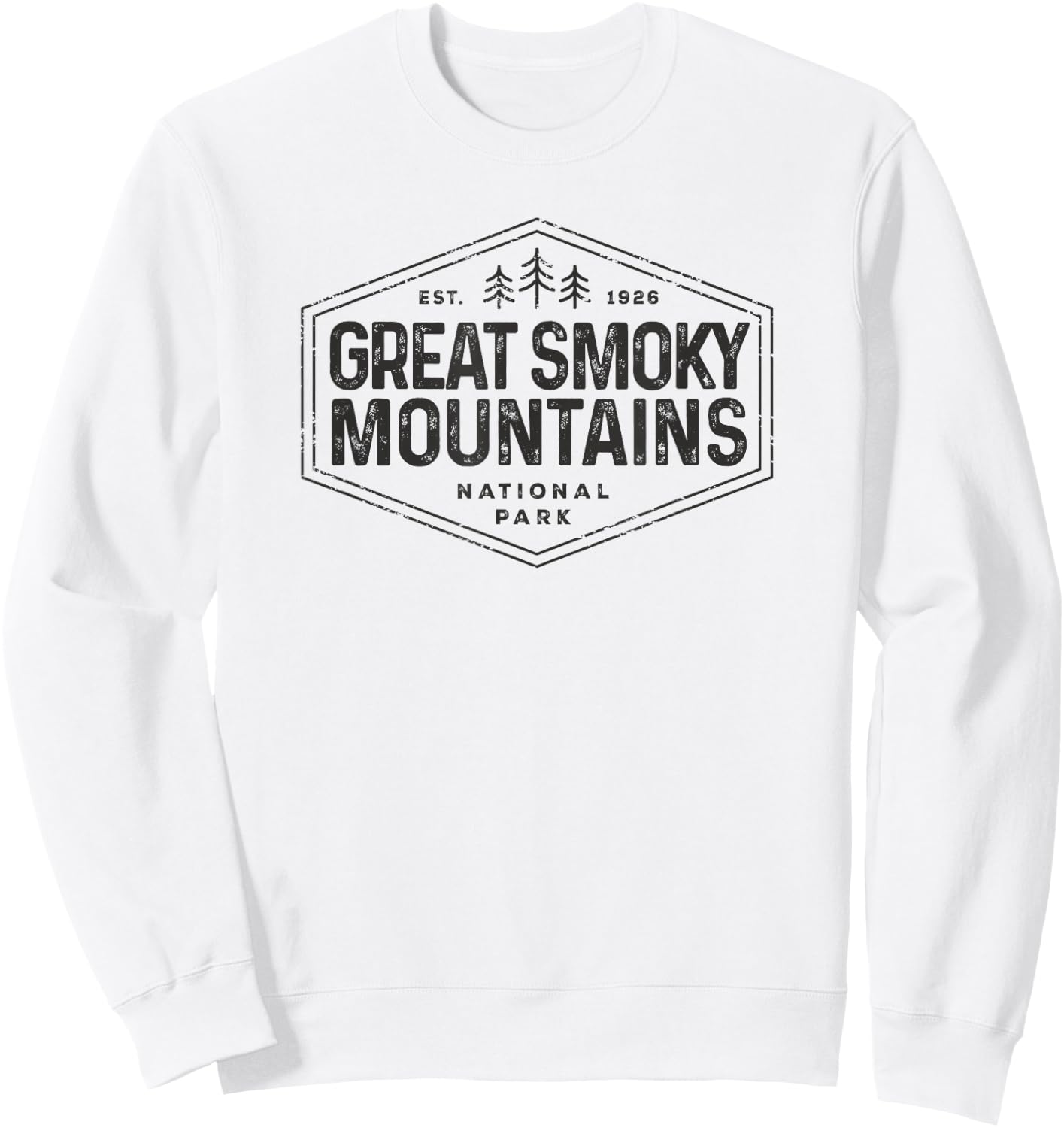 Great Smoky Mountains National Park Vintage Kids Sweatshirt - Sweatshirt | White