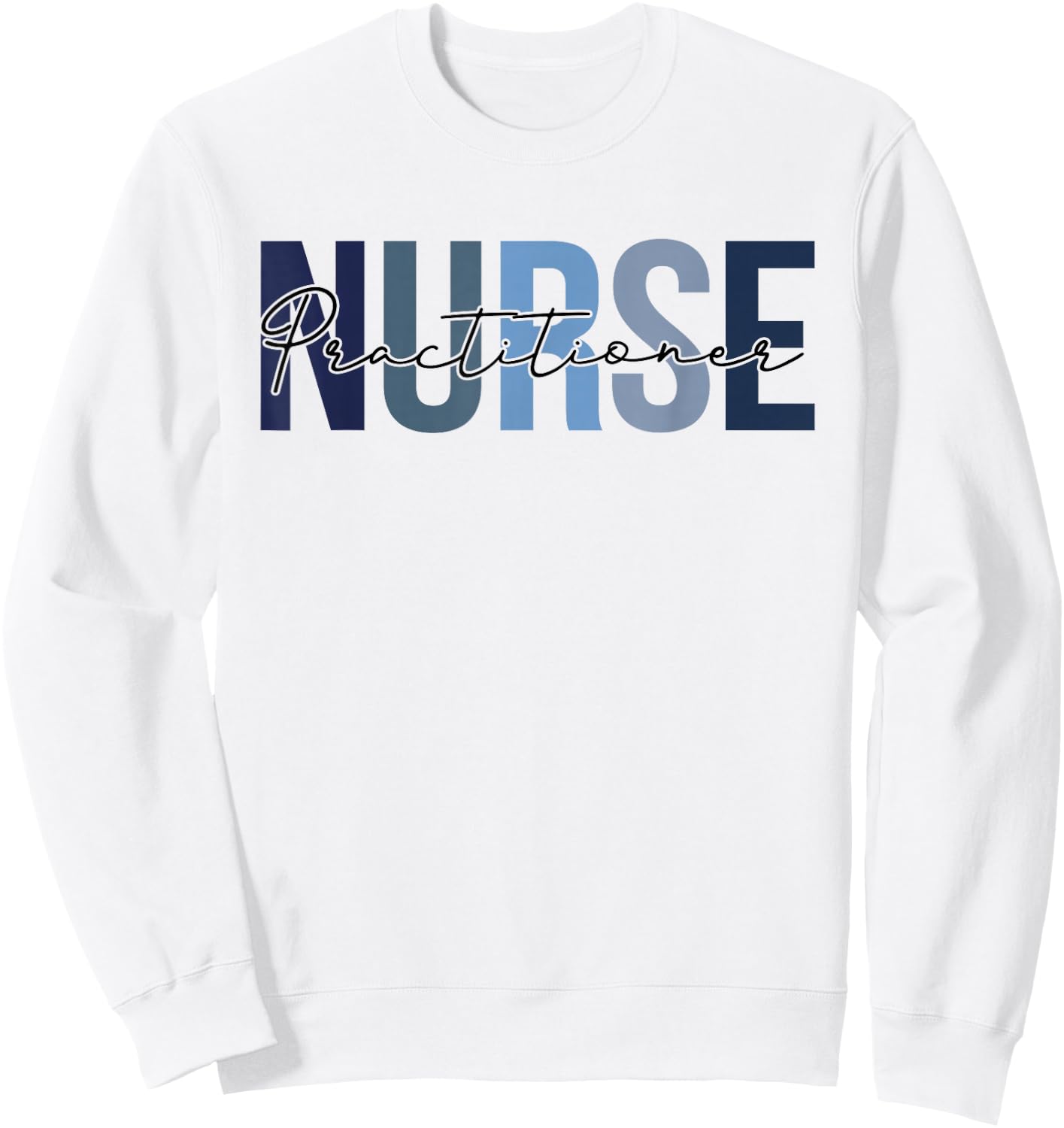 Retro Practitioner Nurse Gifts Nursing Apparel Sweatshirt - Sweatshirt | White