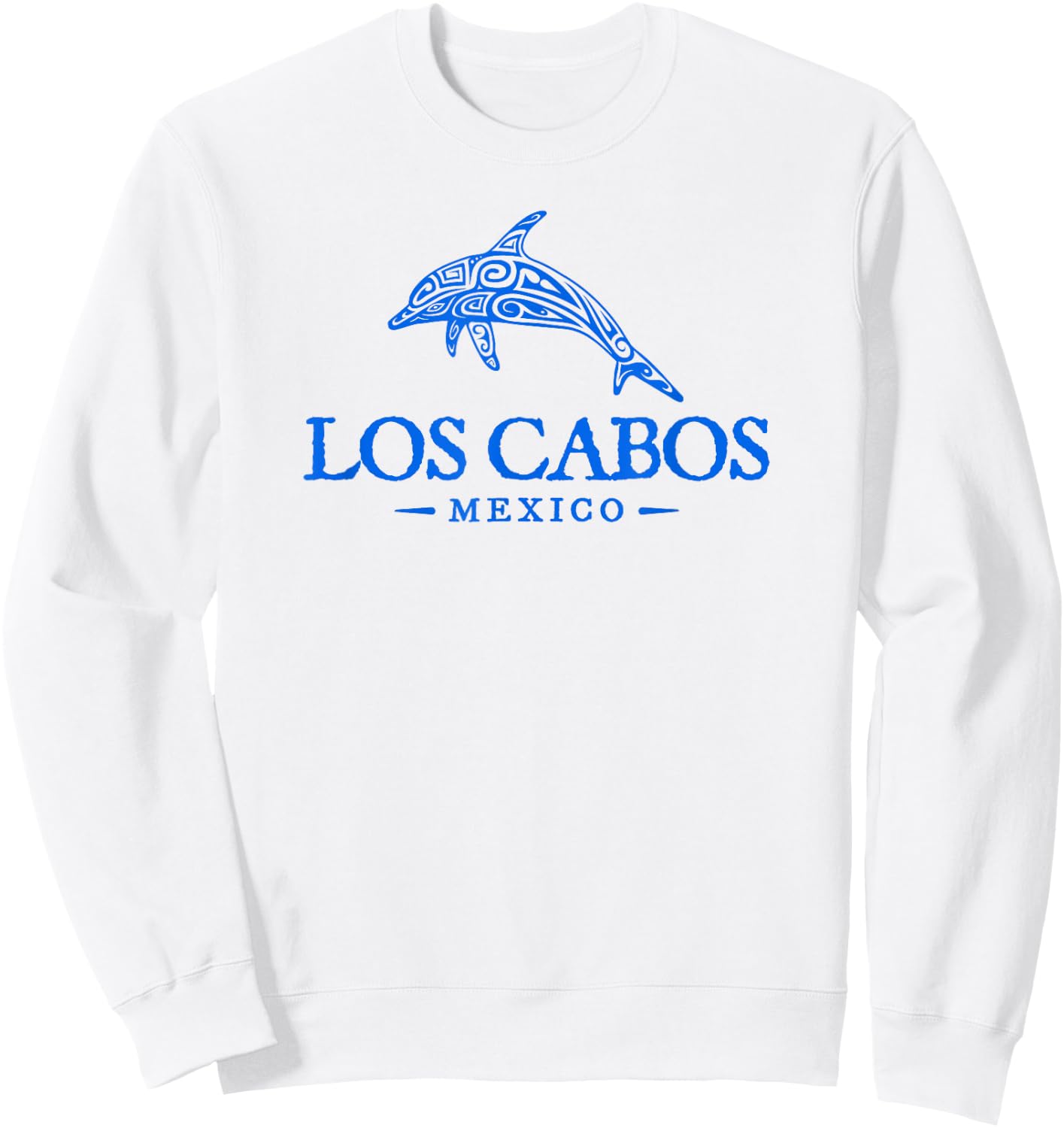 Los Cabos San Lucas Mexico Dolphin Boys Girls Souvenir Sweatshirt - Sweatshirt | White