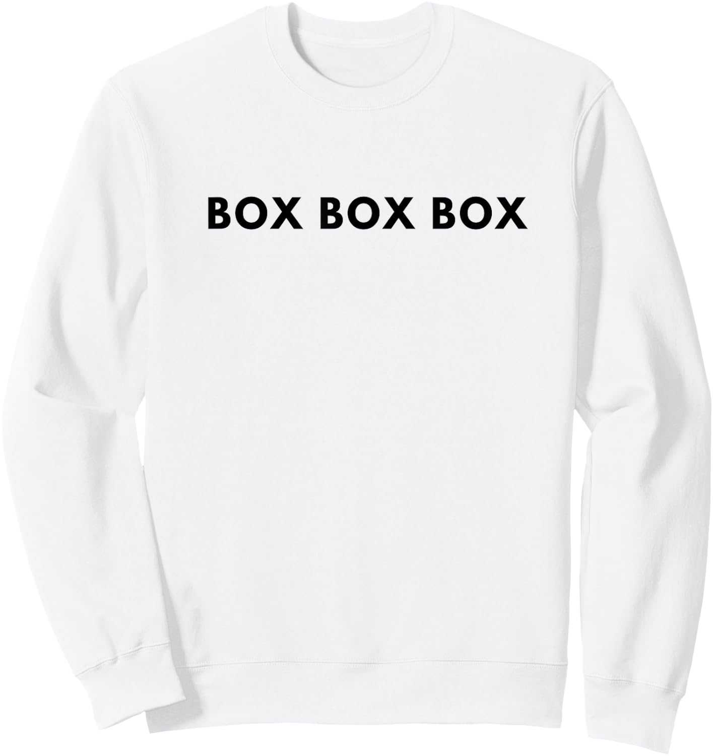 Box Box Box F1 Sweatshirt - Sweatshirt | White