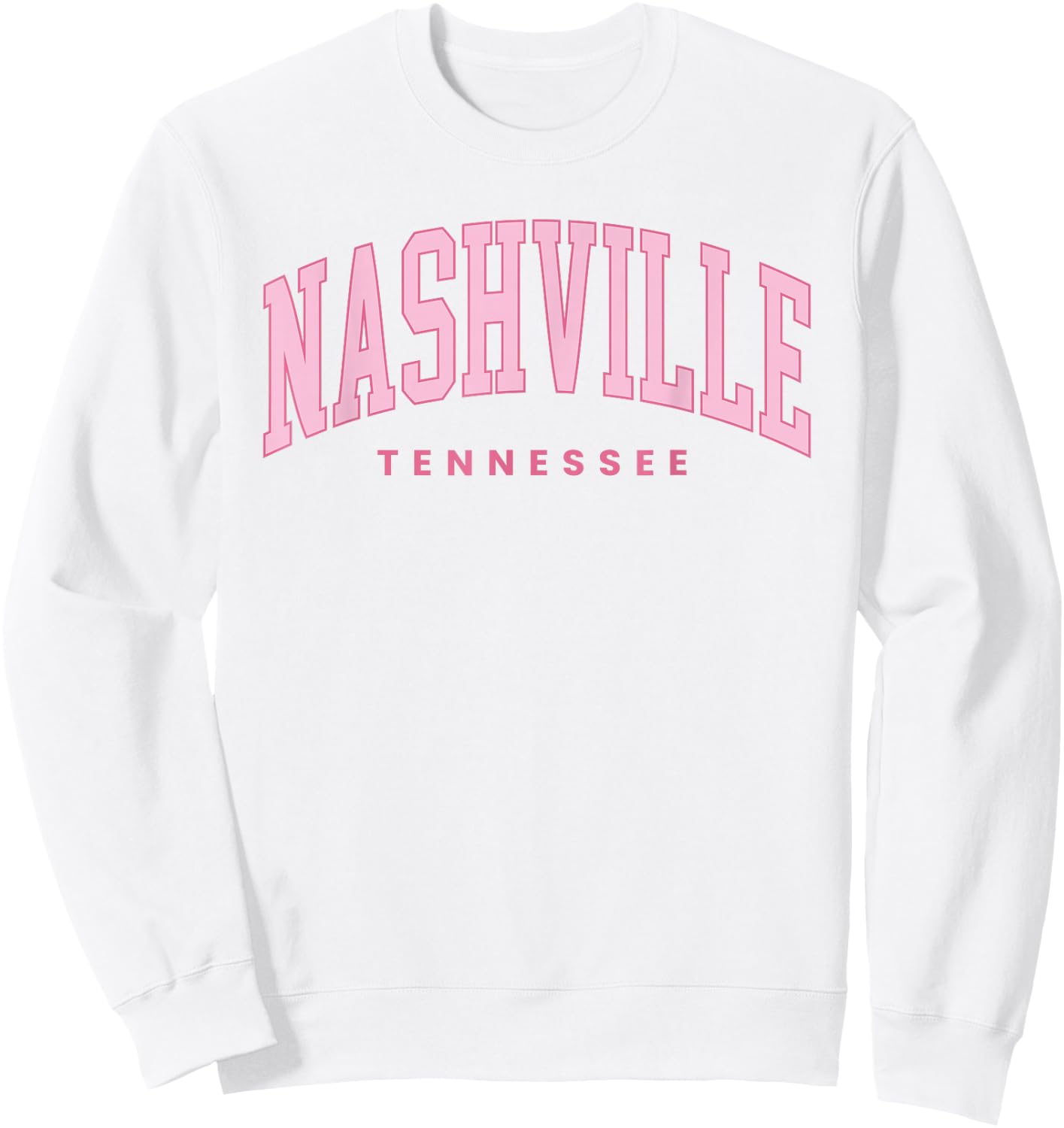 Retro Nashville Tennessee Vintage Preppy Throwback Girls Kid Sweatshirt - Sweatshirt | White