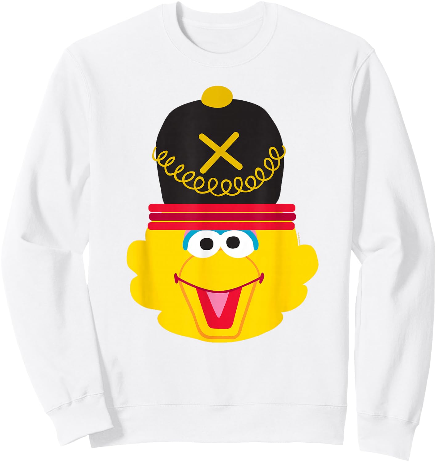Sesame Street Christmas Nutcracker Big Bird Sweatshirt - Sweatshirt | White
