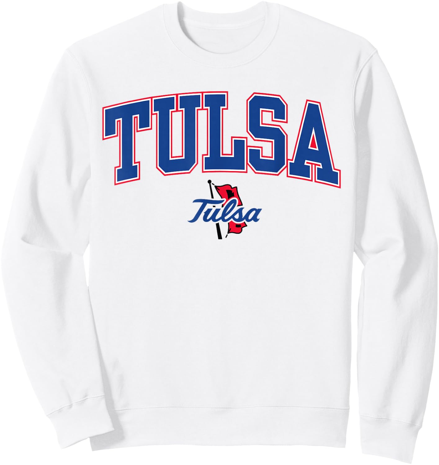 Tulsa Golden Hurricane | Official NCAA Merch | NCAFTUL03 Sweatshirt - Sweatshirt | White