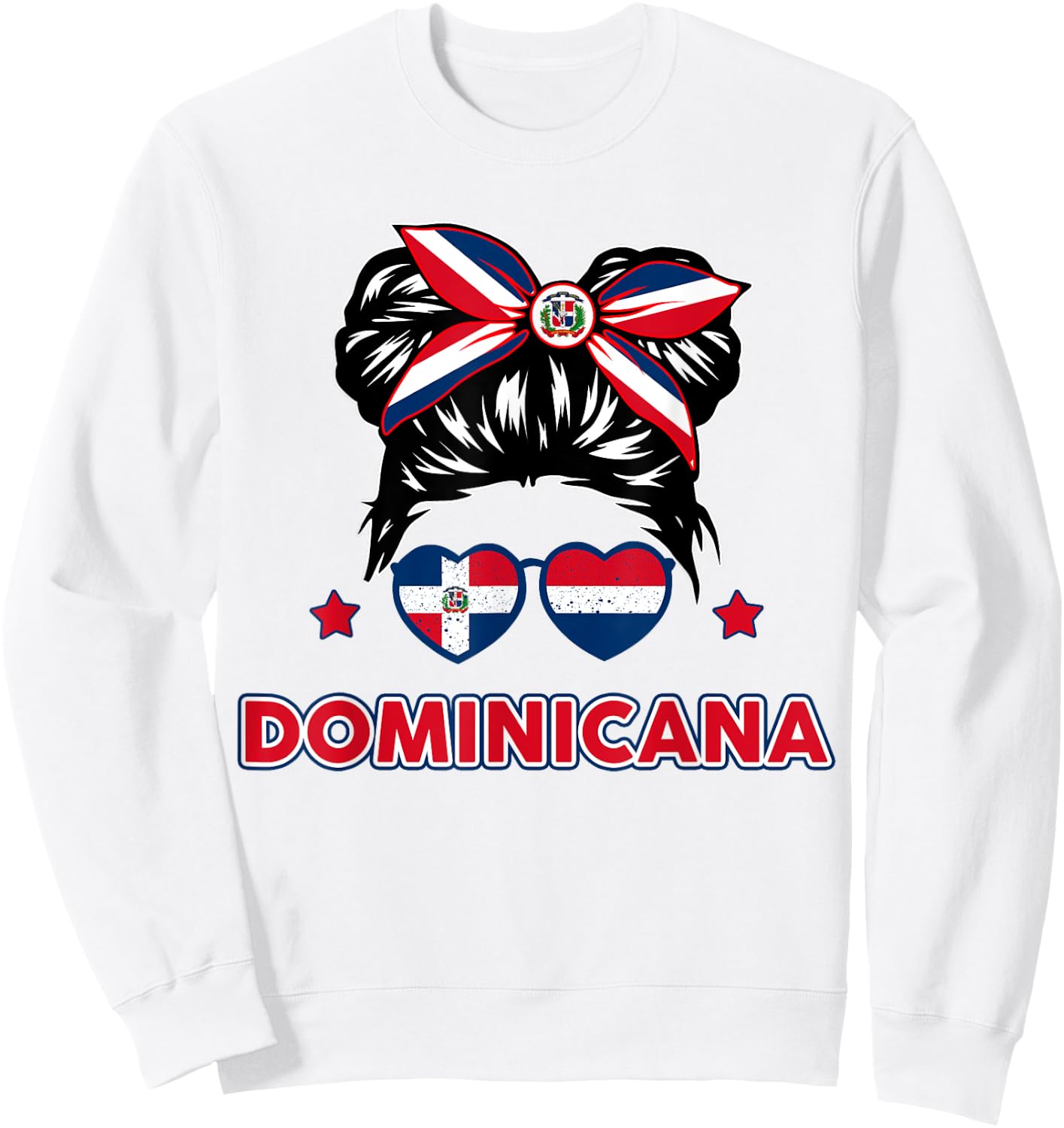 La Dominicana Republica Hispanic Heritage Dominican Girl Kid Sweatshirt - Sweatshirt | White