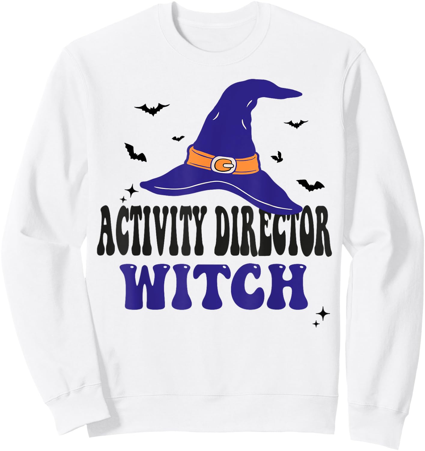 Activity Director Witch Halloween Matching Group Costume Sweatshirt - Sweatshirt | White