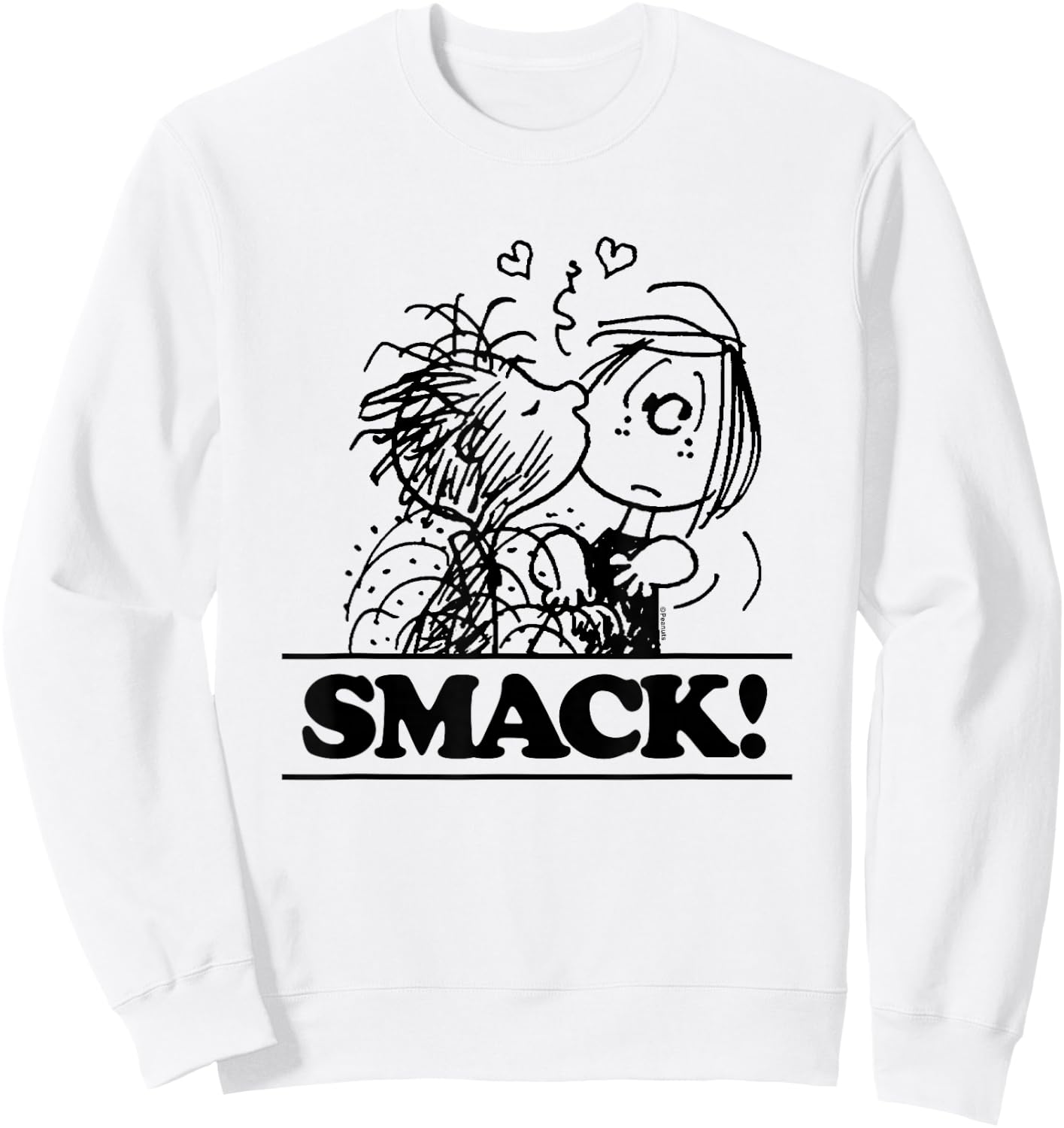 Peanuts - Pigpen Peppermint Patty Smack Sweatshirt - Sweatshirt | White
