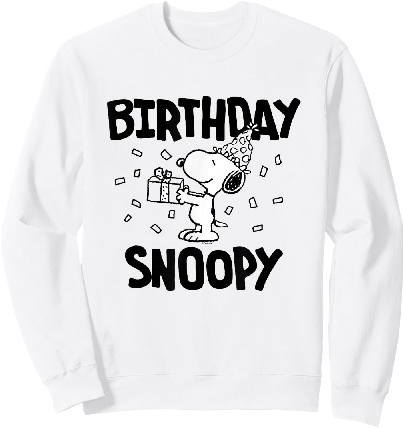Peanuts - Snoopy Birthday Celebration Gift Sweatshirt - Sweatshirt | White