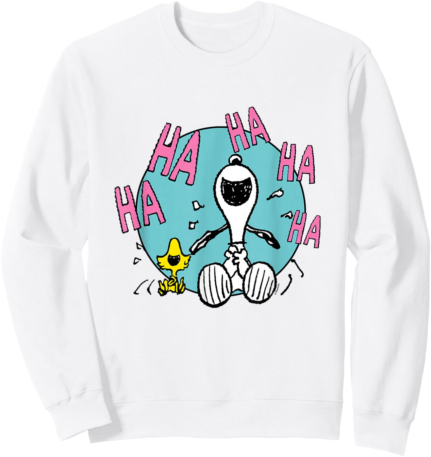 Peanuts - Laughing Woodstock Snoopy Sweatshirt - Sweatshirt | White