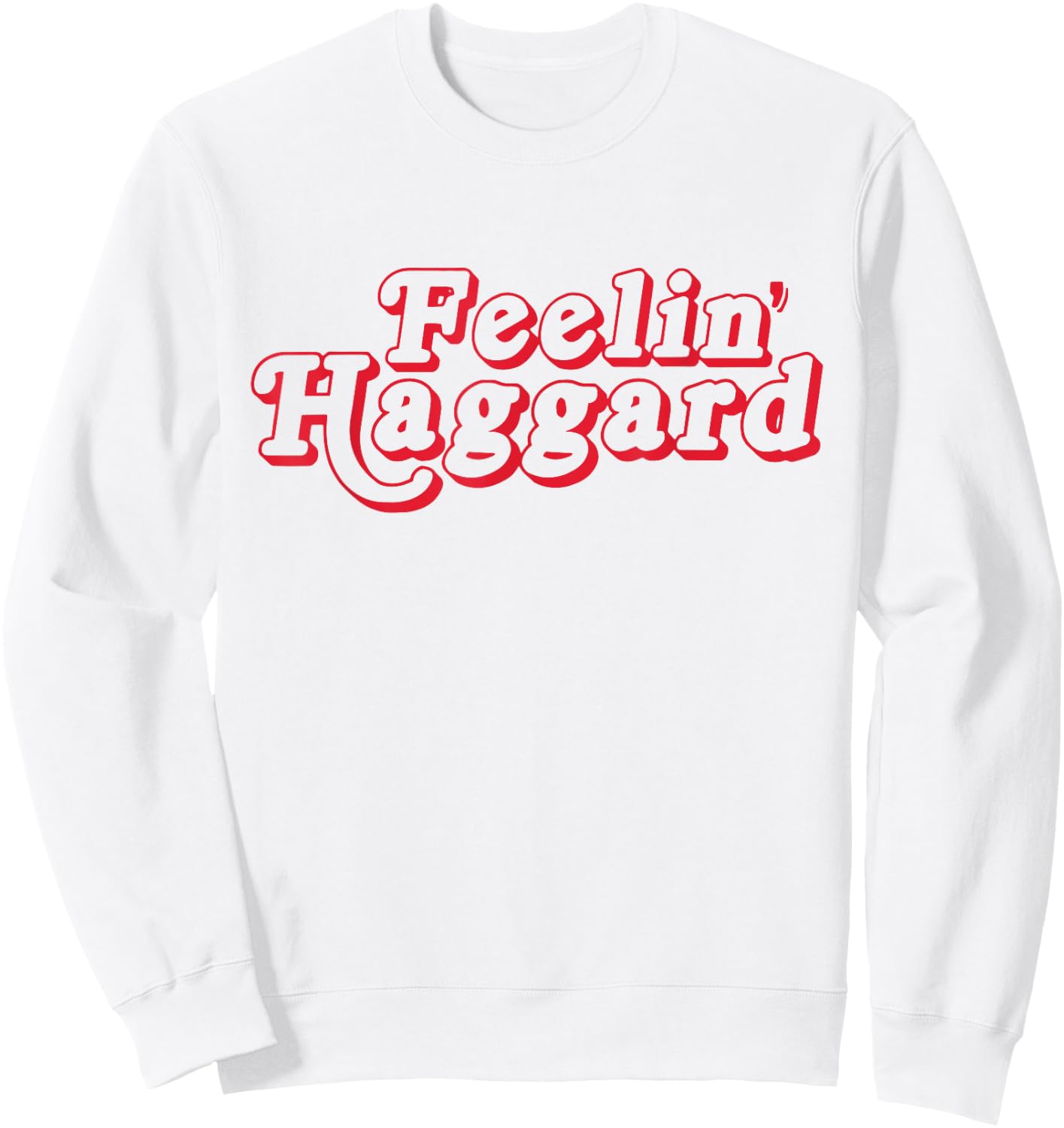 Feelin Haggard Sweatshirt - Sweatshirt | White