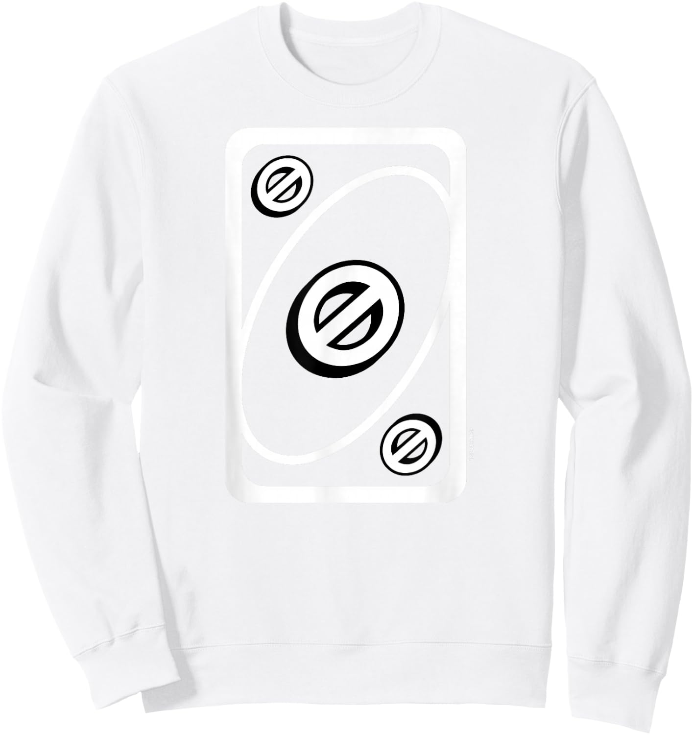 UNO - Yellow Skip Card Sweatshirt - Sweatshirt | White