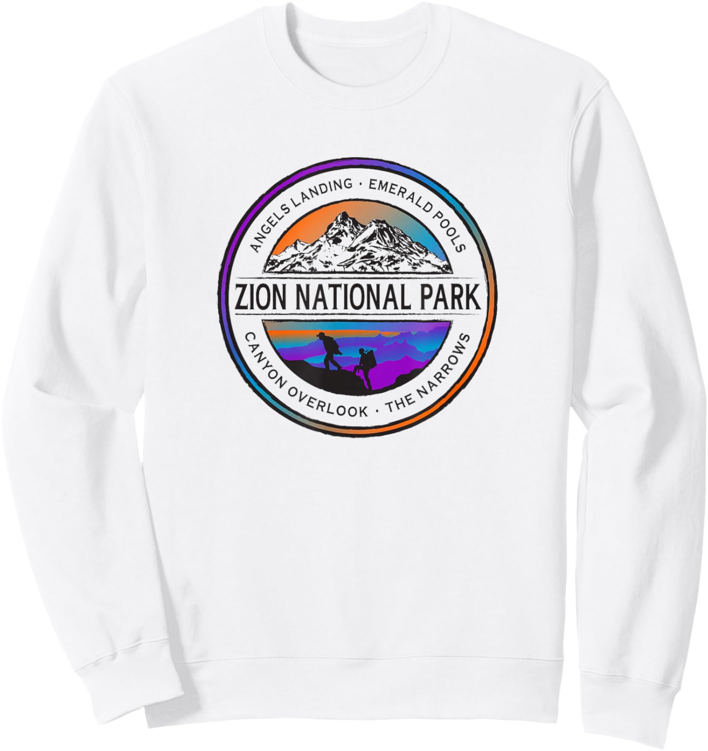 Zion National Park Sweatshirt - Sweatshirt | White