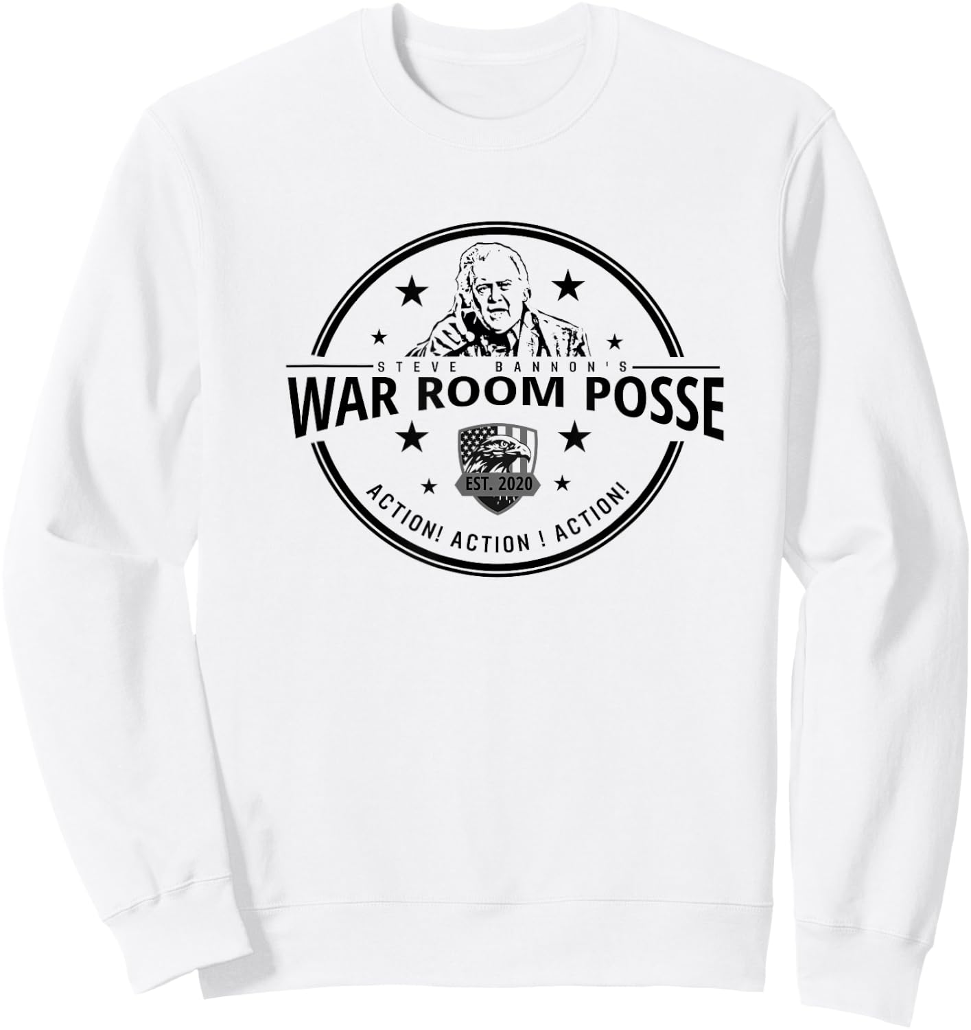 Bannon's War Room Posse Political Gift Sweatshirt - Sweatshirt | White