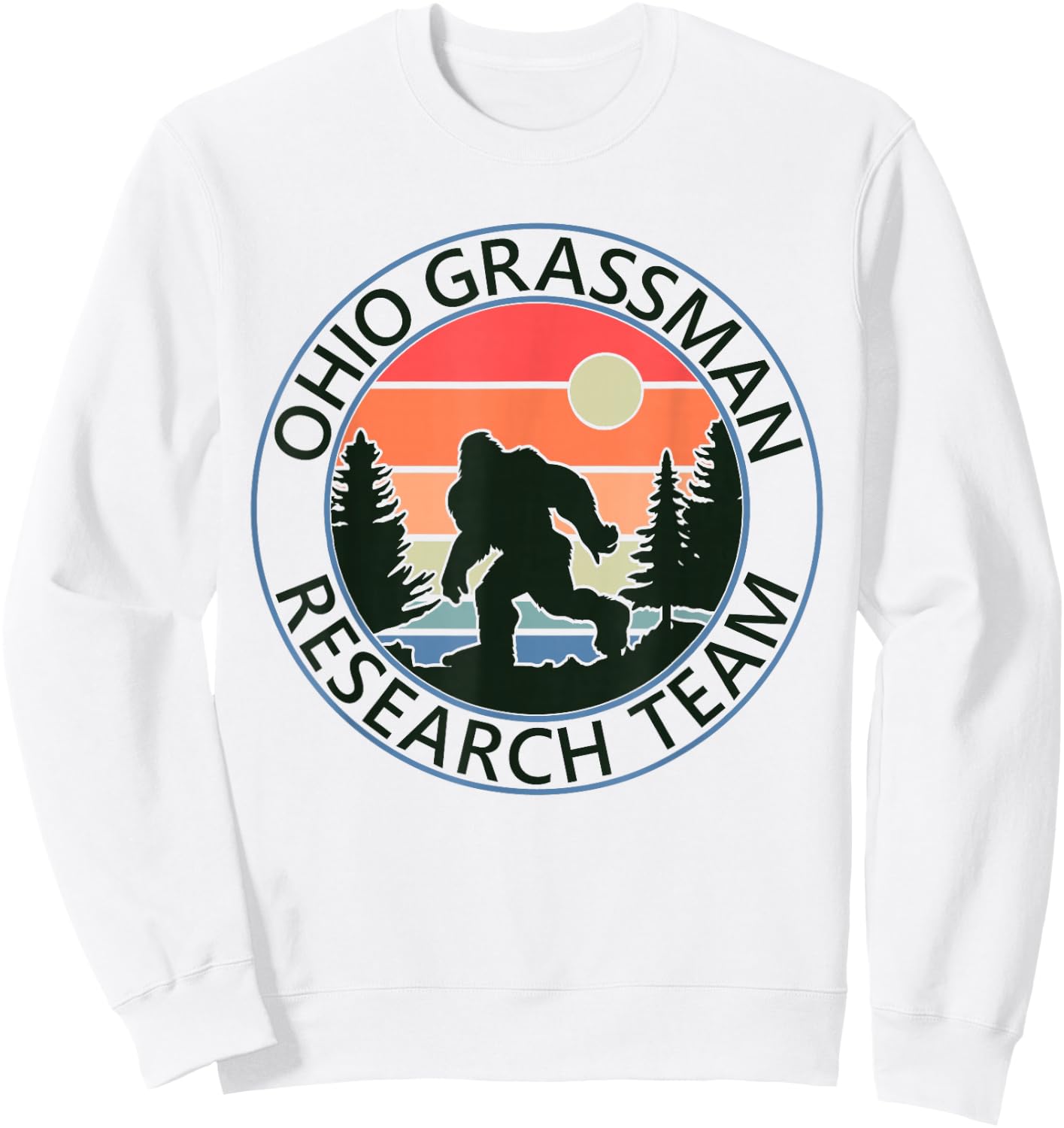 Ohio Grassman Research Team Fun Camping Hiking Outdoors Sweatshirt - Sweatshirt | White