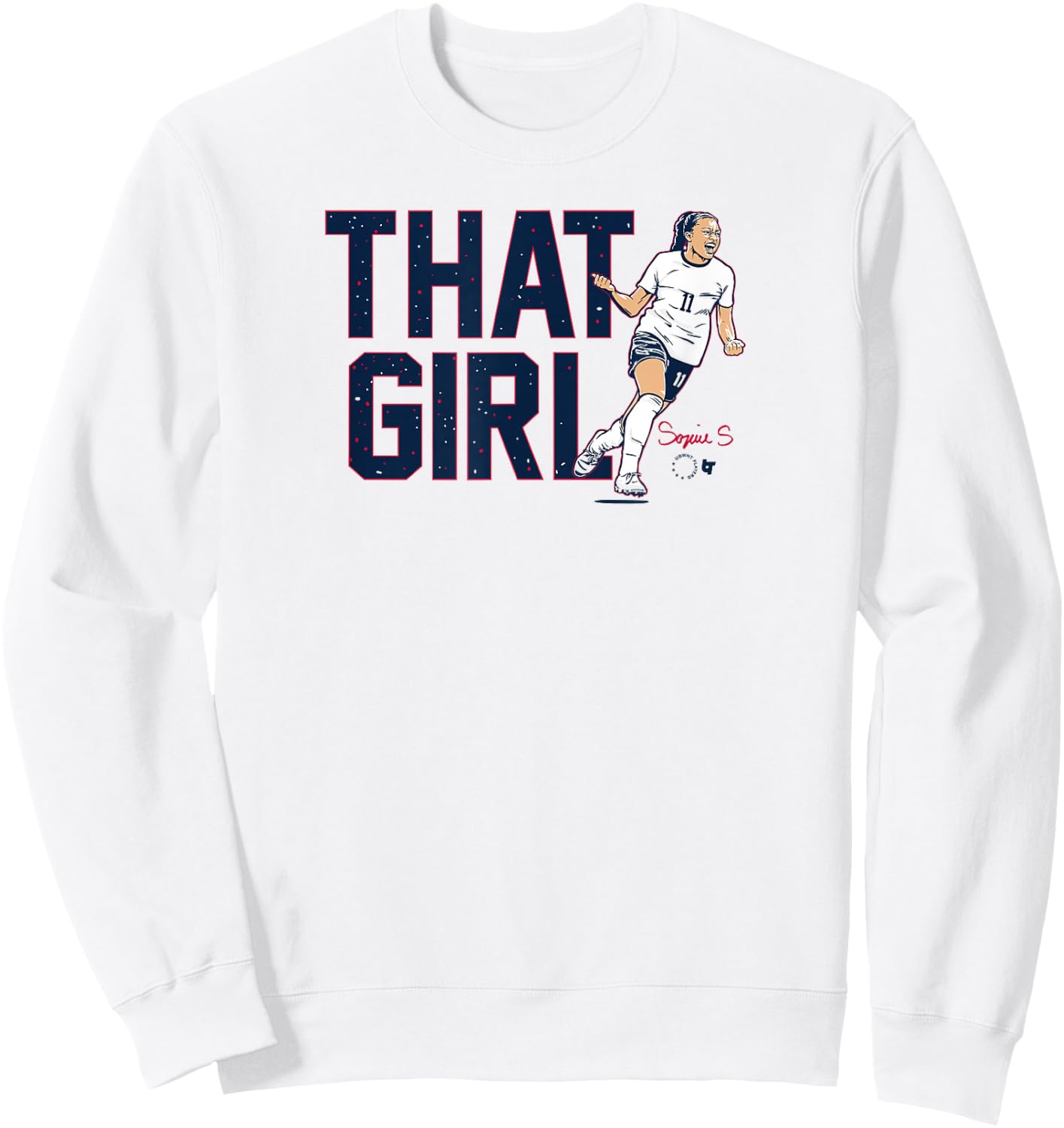 Sophia Smith - That Girl - USWNTPA - USA Soccer Sweatshirt - Sweatshirt | White