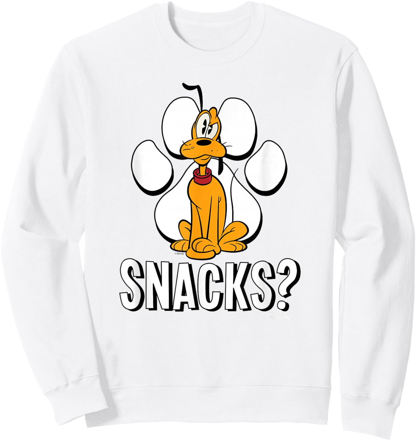 Pluto - Snacks Sweatshirt - Sweatshirt | White