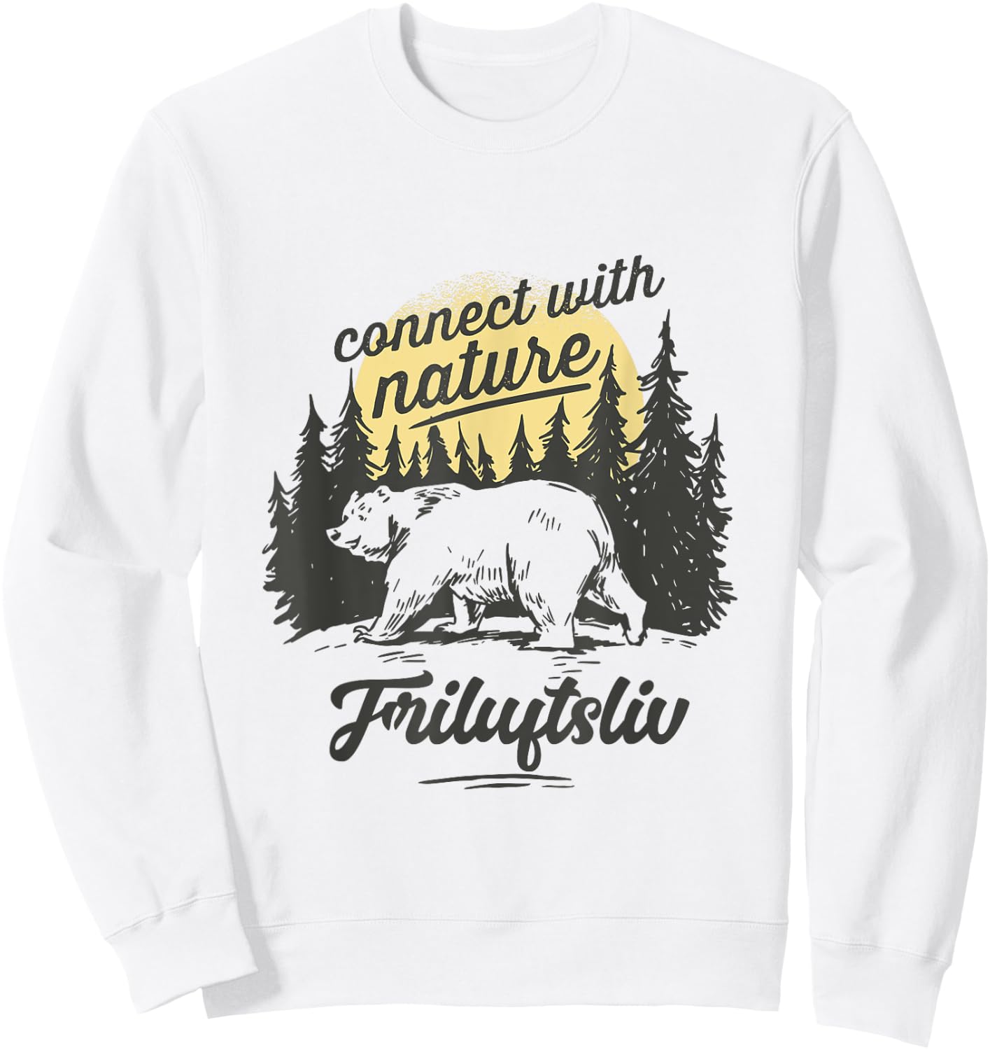 Friluftsliv Connect With Nature Sweatshirt - Sweatshirt | White